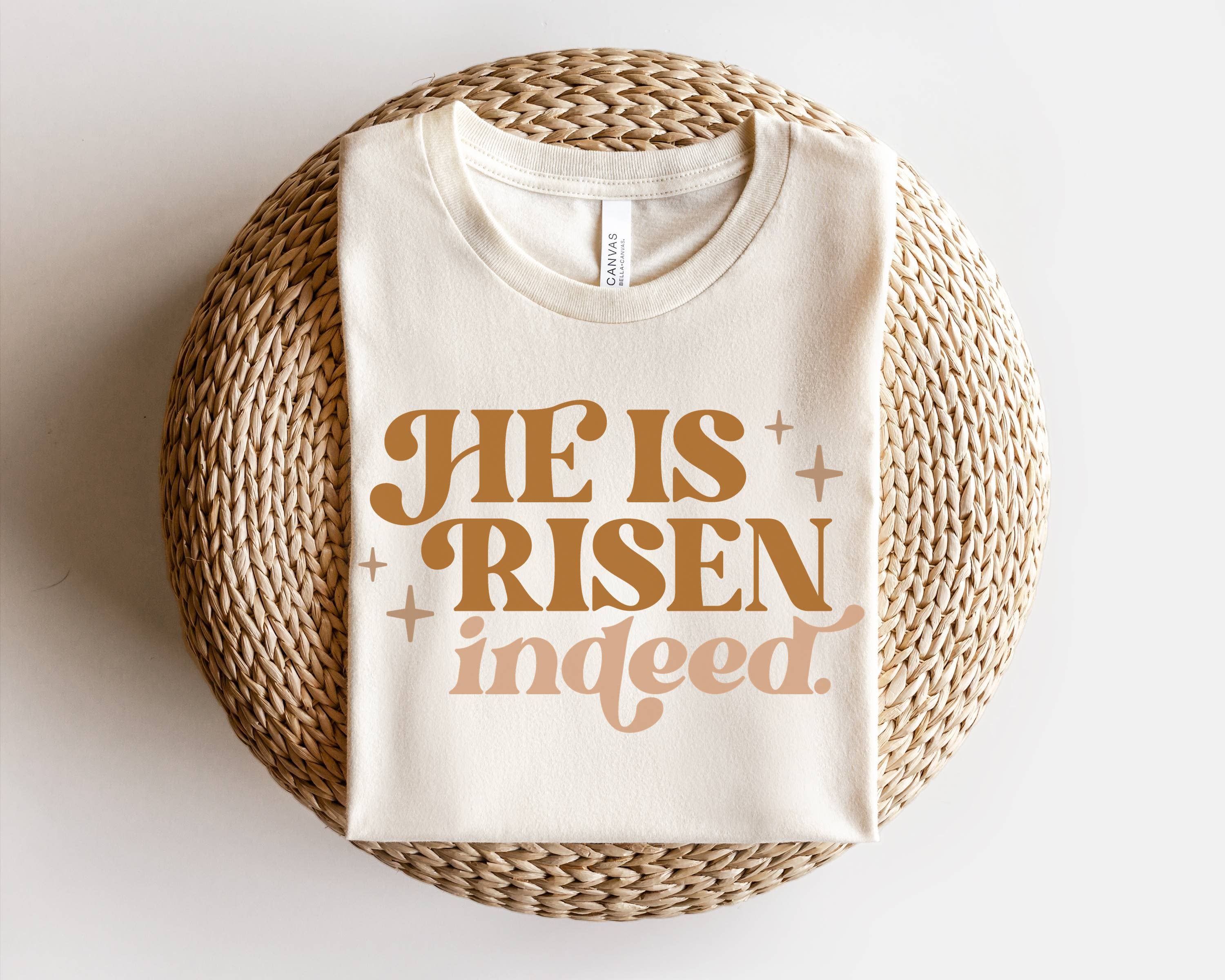 He Is Risen Indeed Easter Graphic Tee Hoodie, Sweatshirt | PodTeesHub.com
