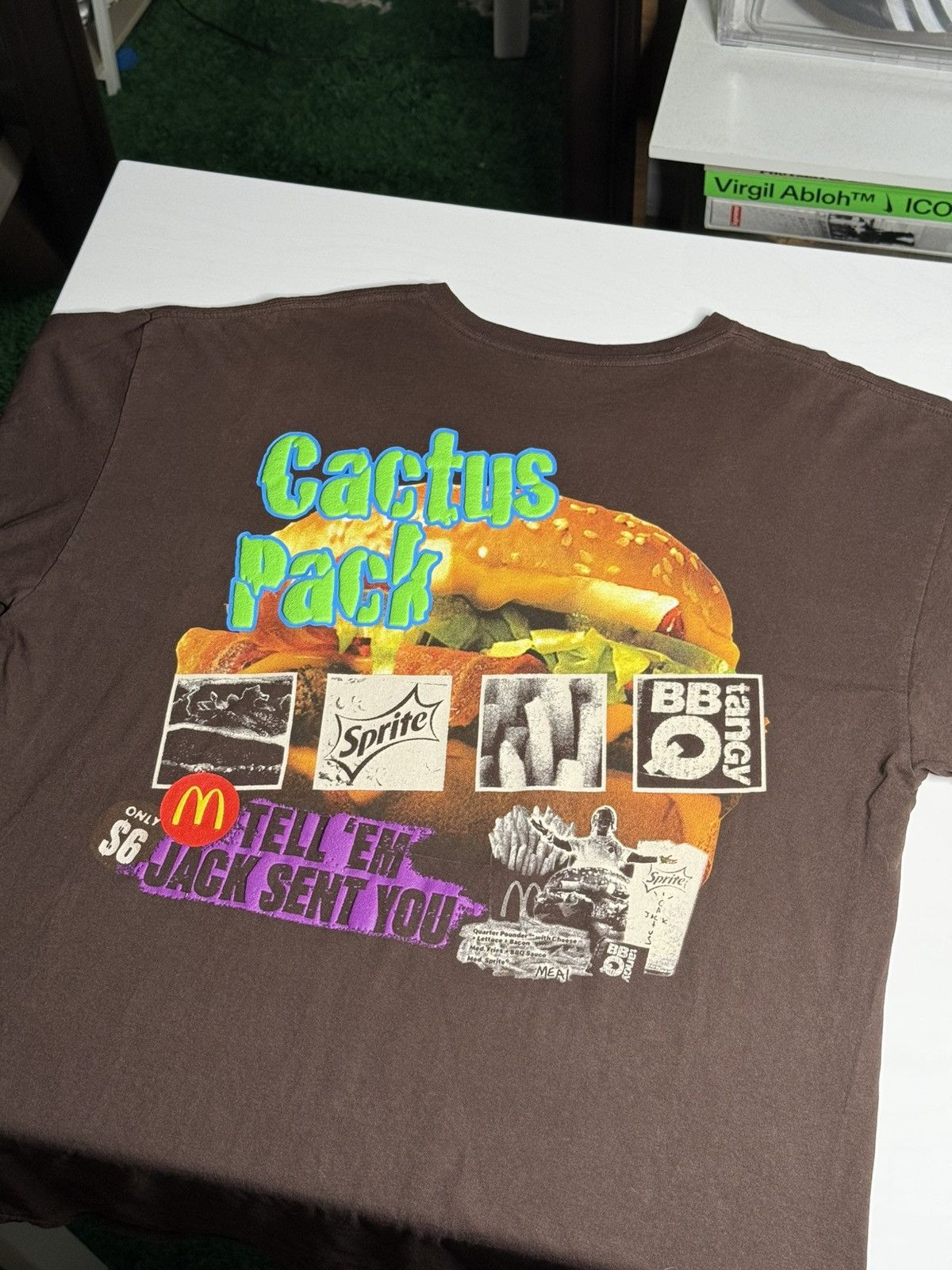 Mcdonalds S6 Pack Tee Brown Xl Preowned Hoodie, Sweatshirt | PodTeesHub.com