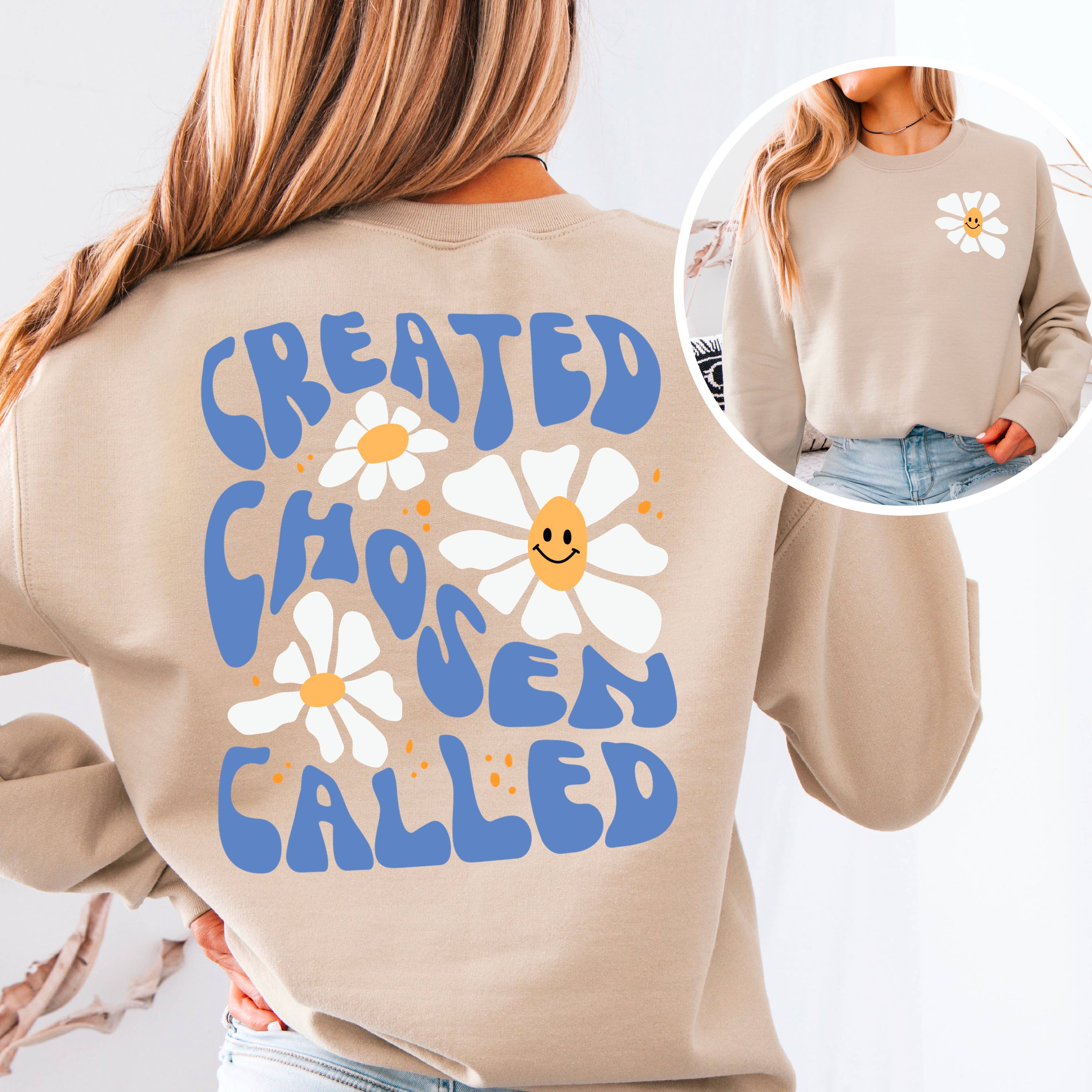 Created Chosen Called Christian  Sweatshirt T-Shirts, Hoodie | PodTeesHub.com