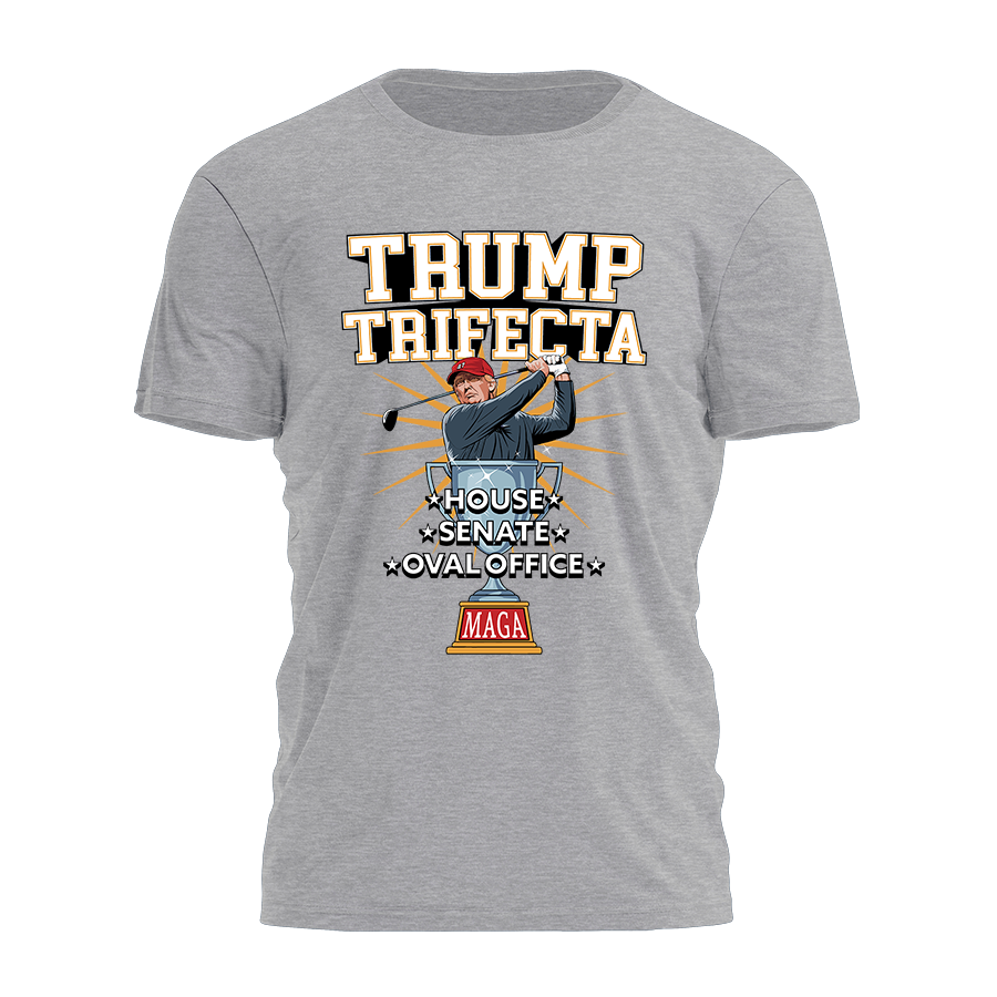 Trump Trifecta Tee - 3202 Hoodie, Sweatshirt | PodTeesHub.com
