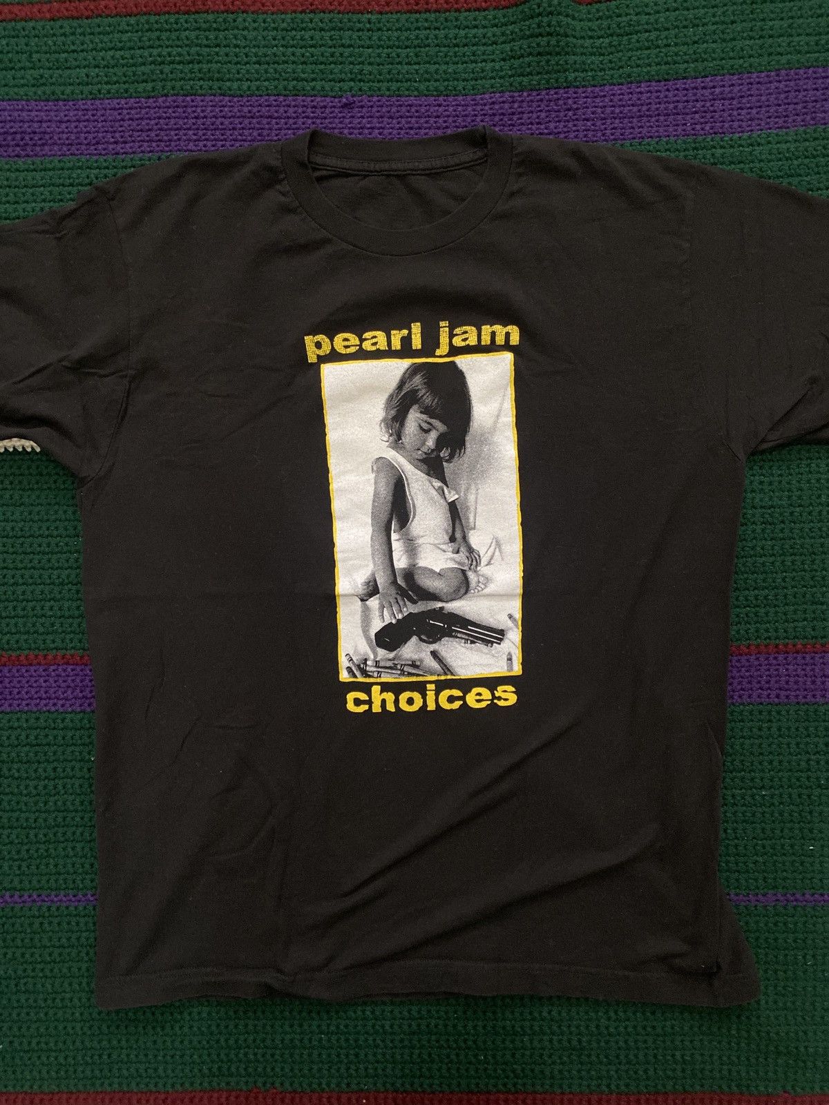 Band Tees Pearl Jam Choices Tee Hoodie, Sweatshirt | PodTeesHub.com