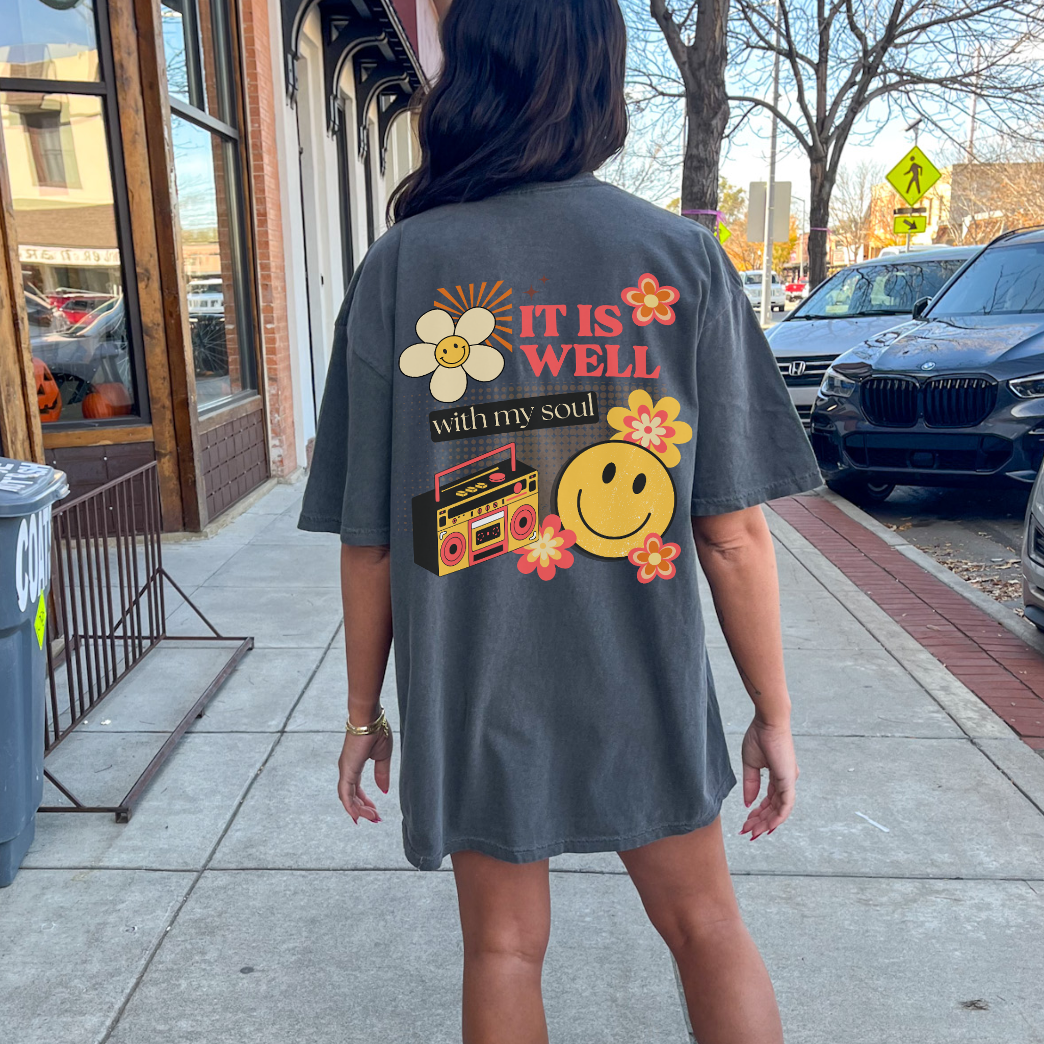 It Is Well with My Soul Comfort Color Religious Graphic Tee Hoodie, Sweatshirt | PodTeesHub.com