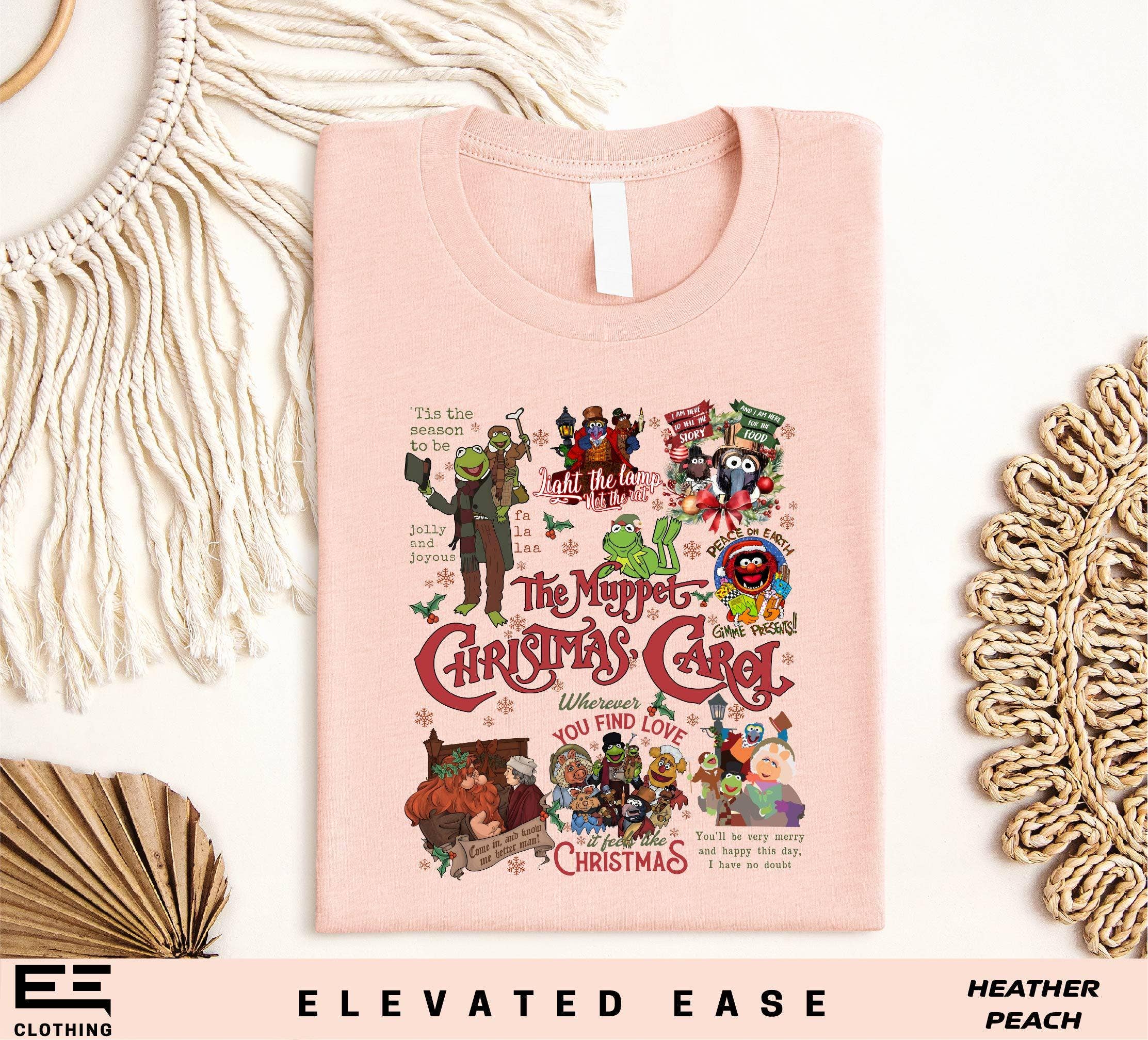 Muppets Christmas Carol Holiday Tee Hoodie, Sweatshirt | PodTeesHub.com