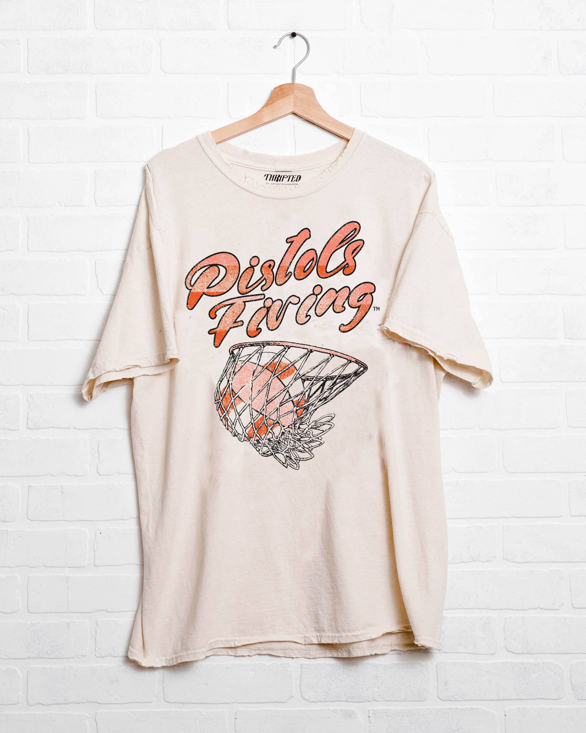 Osu Cowboys Basketball Candy Off White Thrifted Tee Hoodie, Sweatshirt | PodTeesHub.com