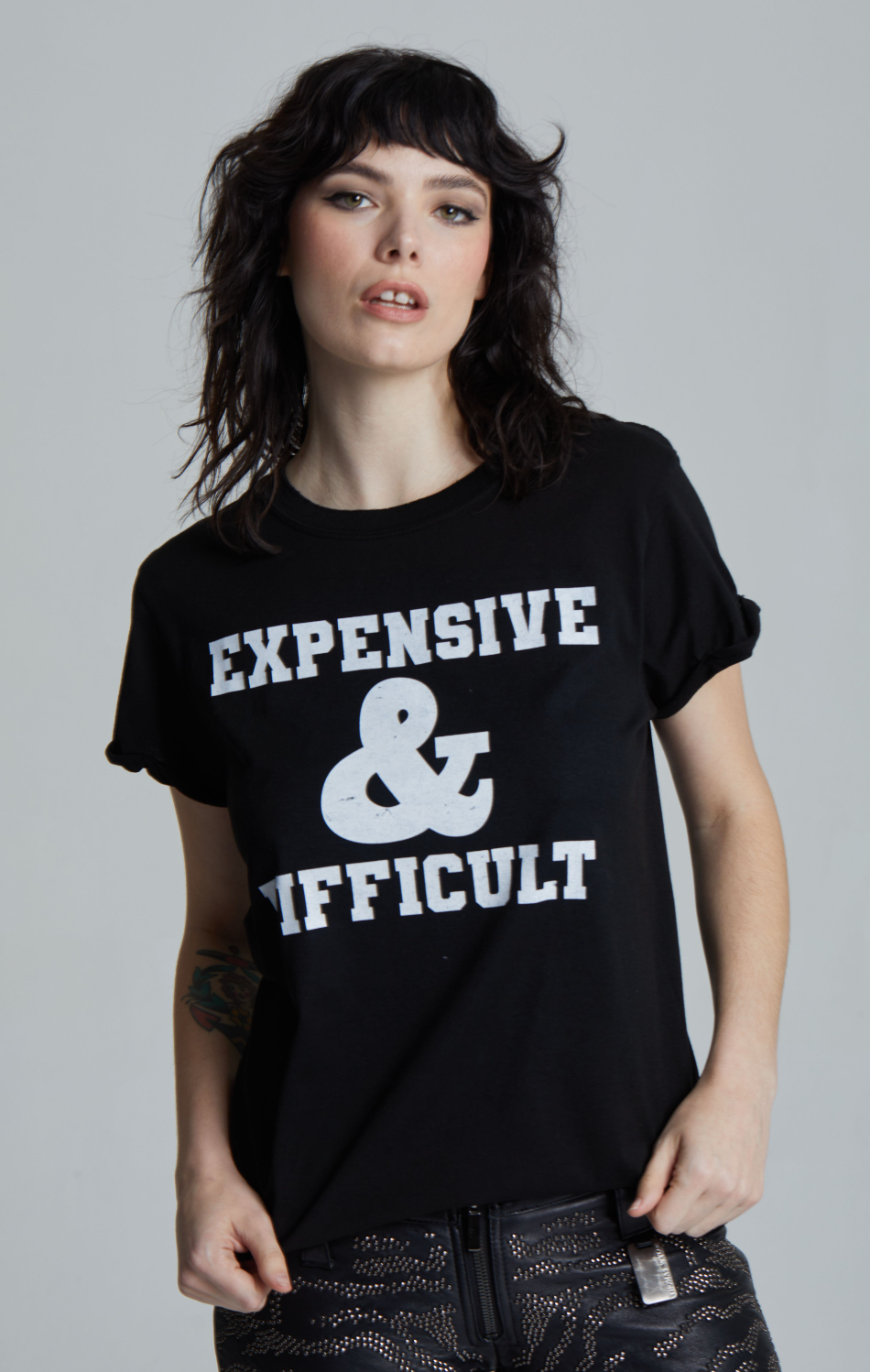 23201 - Expensive & Difficult Blk Ss Tee Hoodie, Sweatshirt | PodTeesHub.com