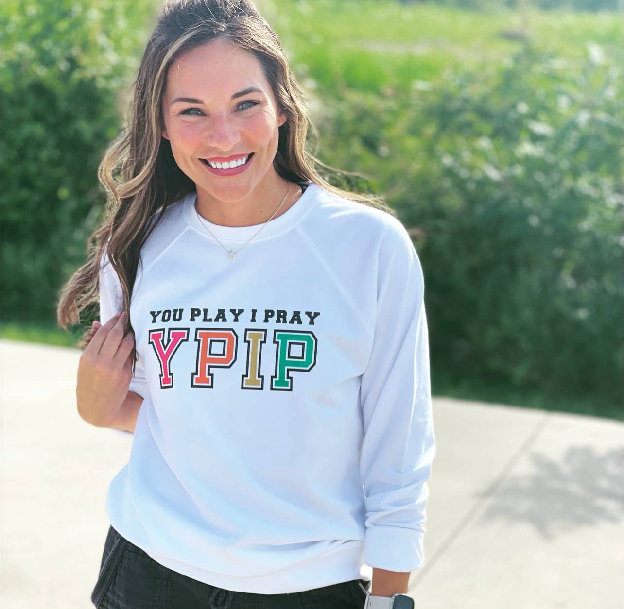 White Pop Sweatshirt | Sports Mom Gear | Christian Apparel T-Shirts, Hoodie | PodTeesHub.com