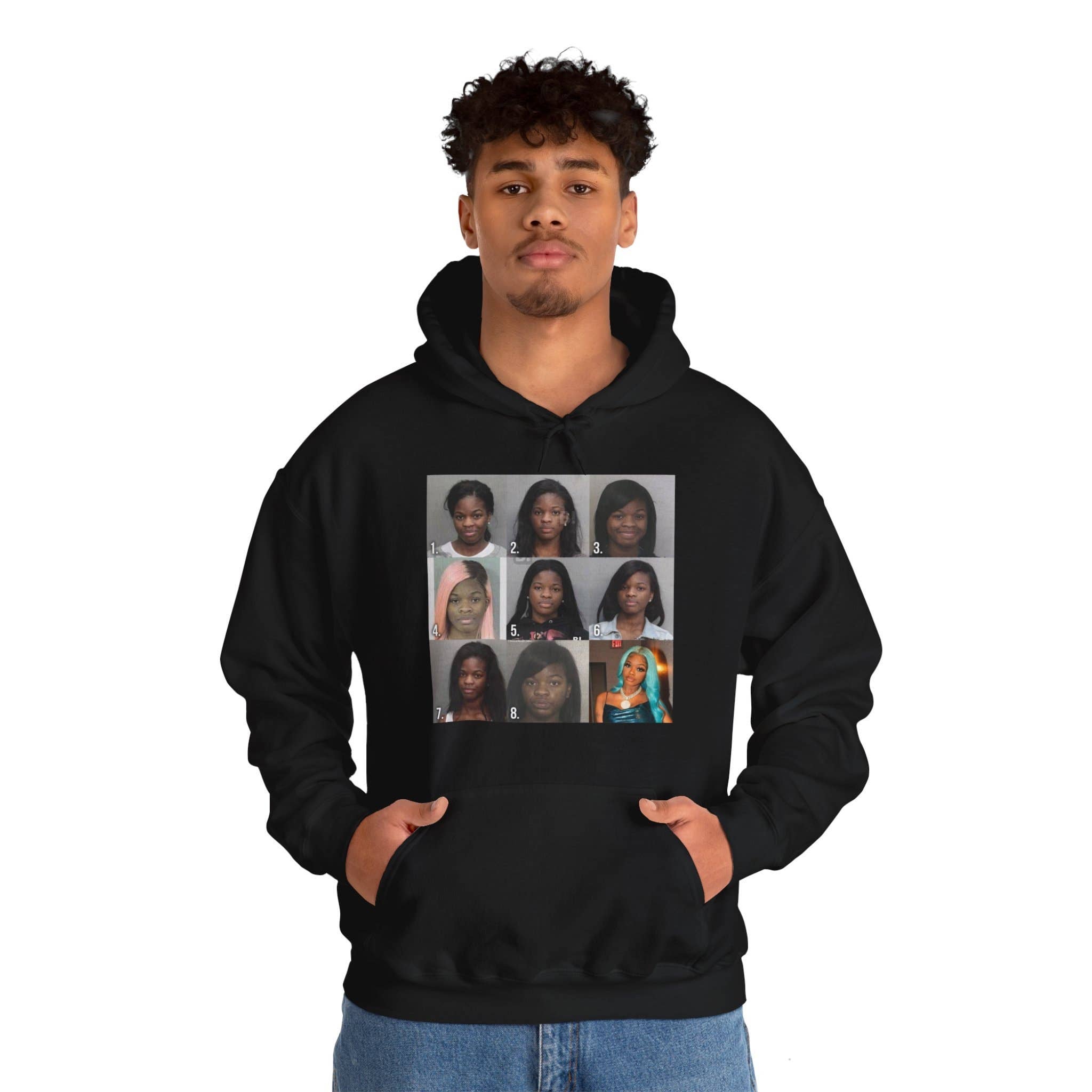 Jt Mugshot Hoodie Retro City Girls Album Merchandise T-Shirts, Sweatshirt | PodTeesHub.com