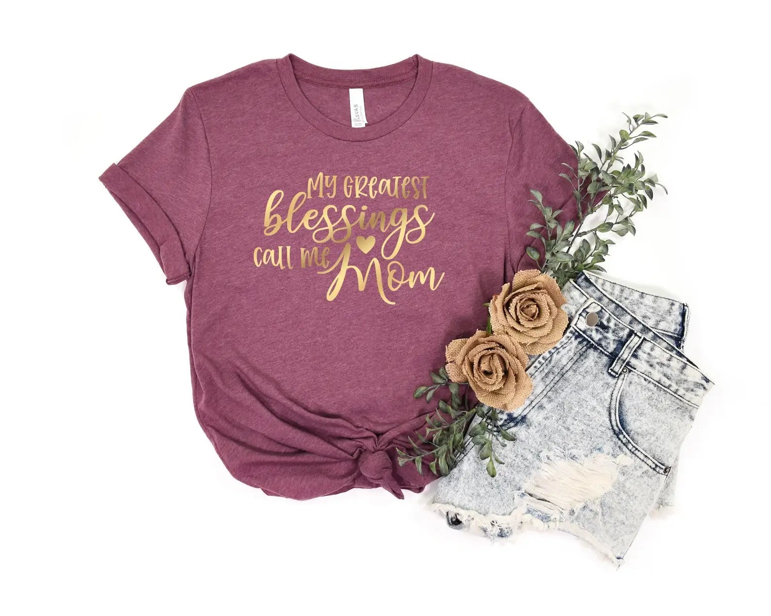 My Greatest Blessings Call Me Mom T-Shirt Hoodie, Sweatshirt | PodTeesHub.com