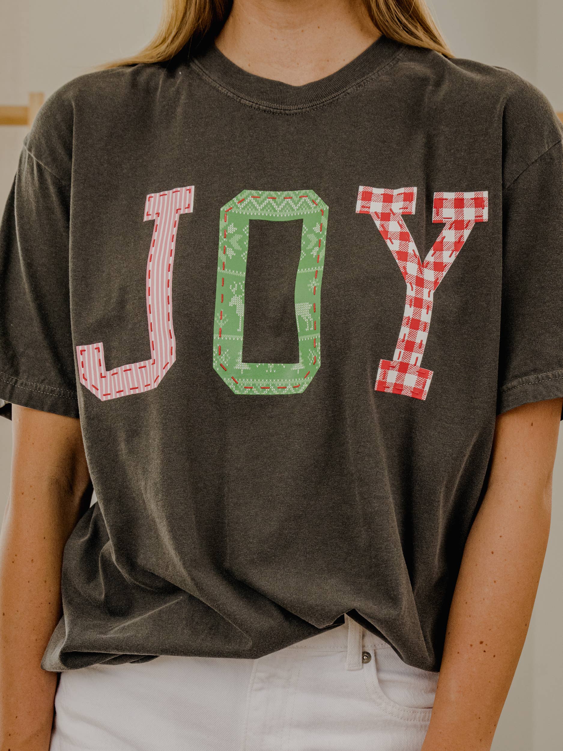 Christmas Holiday Joy Quilted Puff Ink Pepper Cc Tee Hoodie, Sweatshirt | PodTeesHub.com