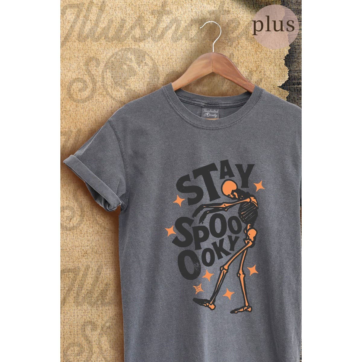 Halloween Season Vintage Graphic Plus Tee Hoodie, Sweatshirt | PodTeesHub.com