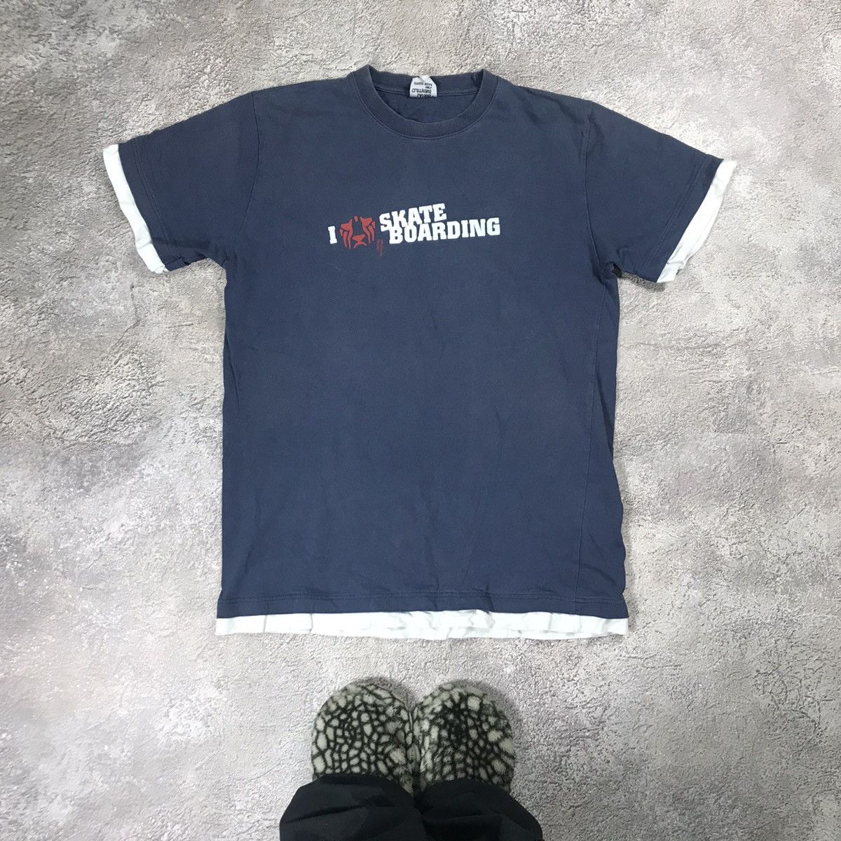 Band Tees Vintage Y2k I Love Skateboarding Tee Streetwear Rare 90s Hoodie, Sweatshirt | PodTeesHub.com
