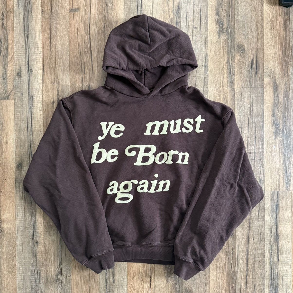 Kanye West Cpfm Ye Must Be Born Again Brown Hoodie T-Shirts, Sweatshirt | PodTeesHub.com