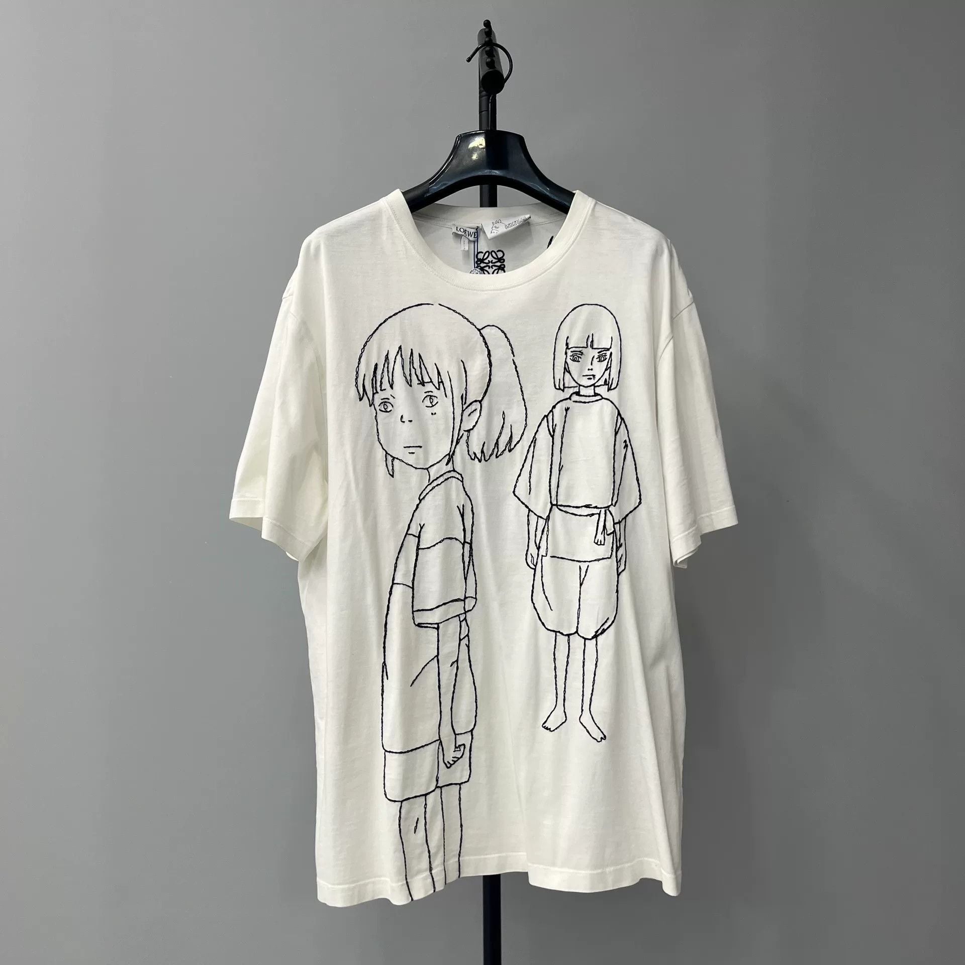 Loewe Studio Ghibli White Short Sleeve T Shirt Hoodie, Sweatshirt | PodTeesHub.com