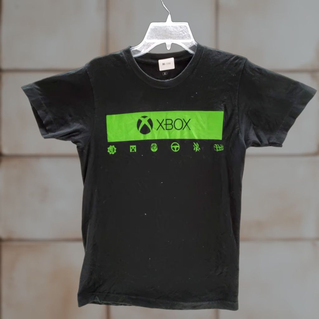 Vintage Xbox T Shirt Men Small Black Logo Graphic Short Sleeve Knit Cotton Tee Hoodie, Sweatshirt | PodTeesHub.com
