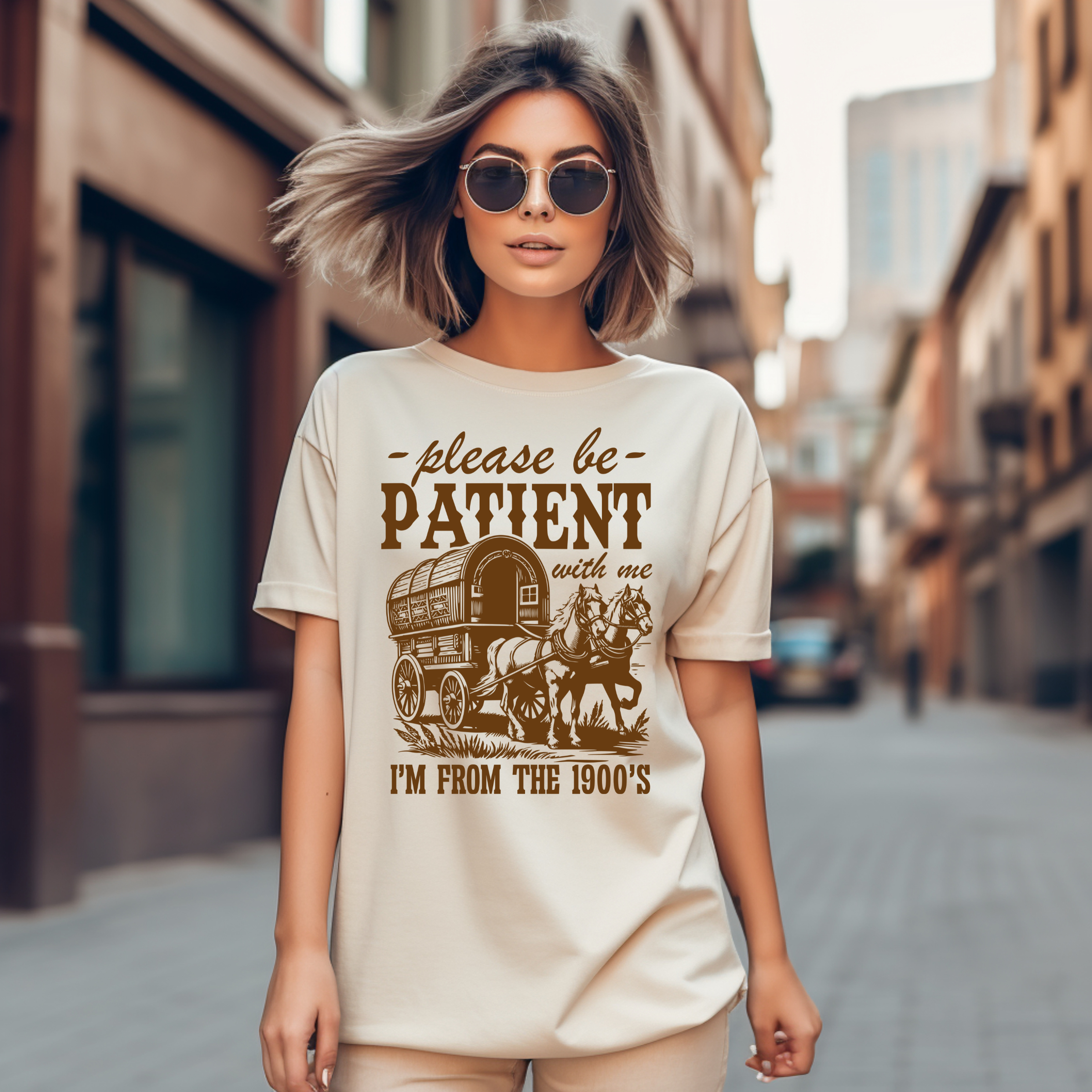 Be Patient with Me Tee - Graphic Tee - Western Spring Tee Hoodie, Sweatshirt | PodTeesHub.com