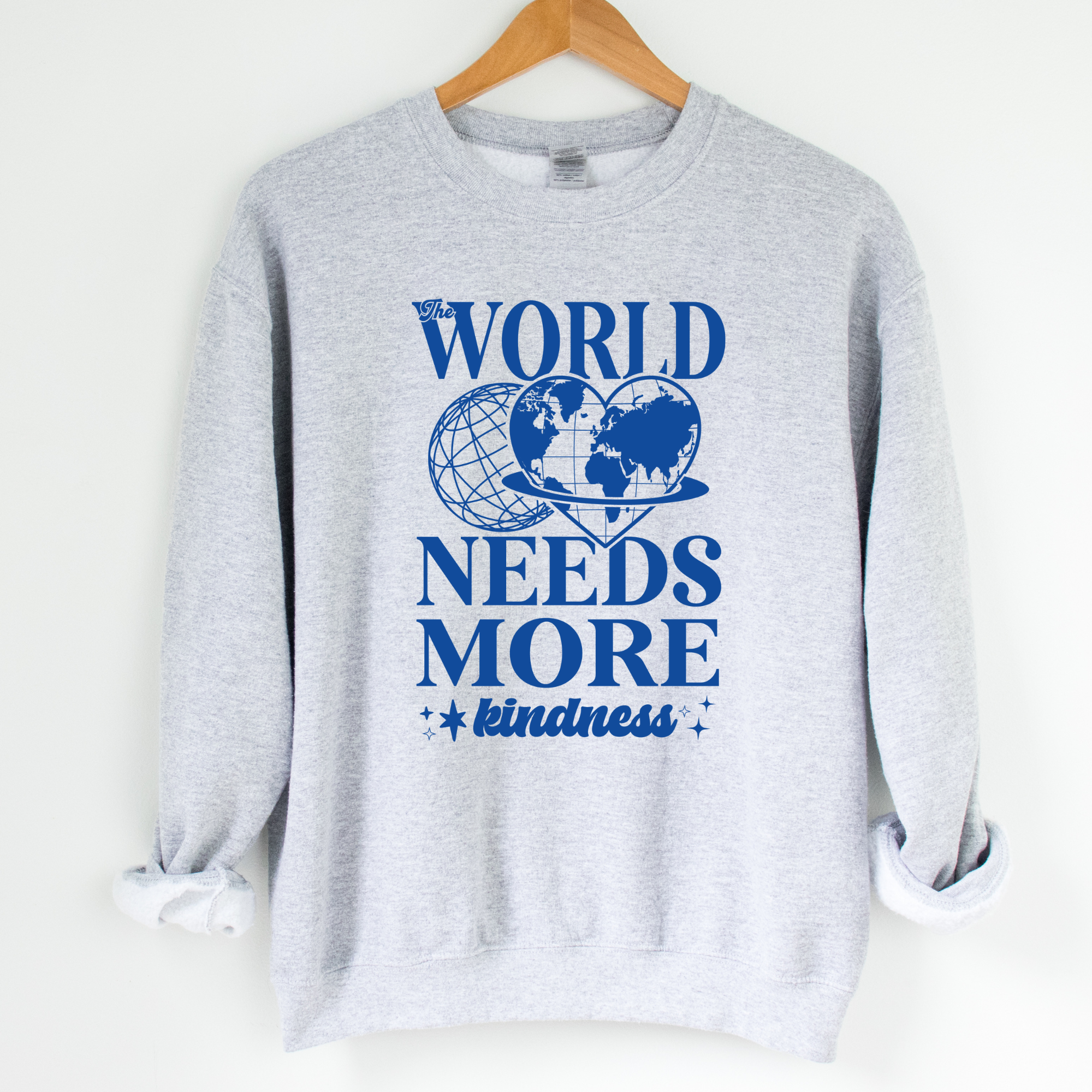 World Needs Kindness Graphic Tee/Crewneck Hoodie, Sweatshirt | PodTeesHub.com