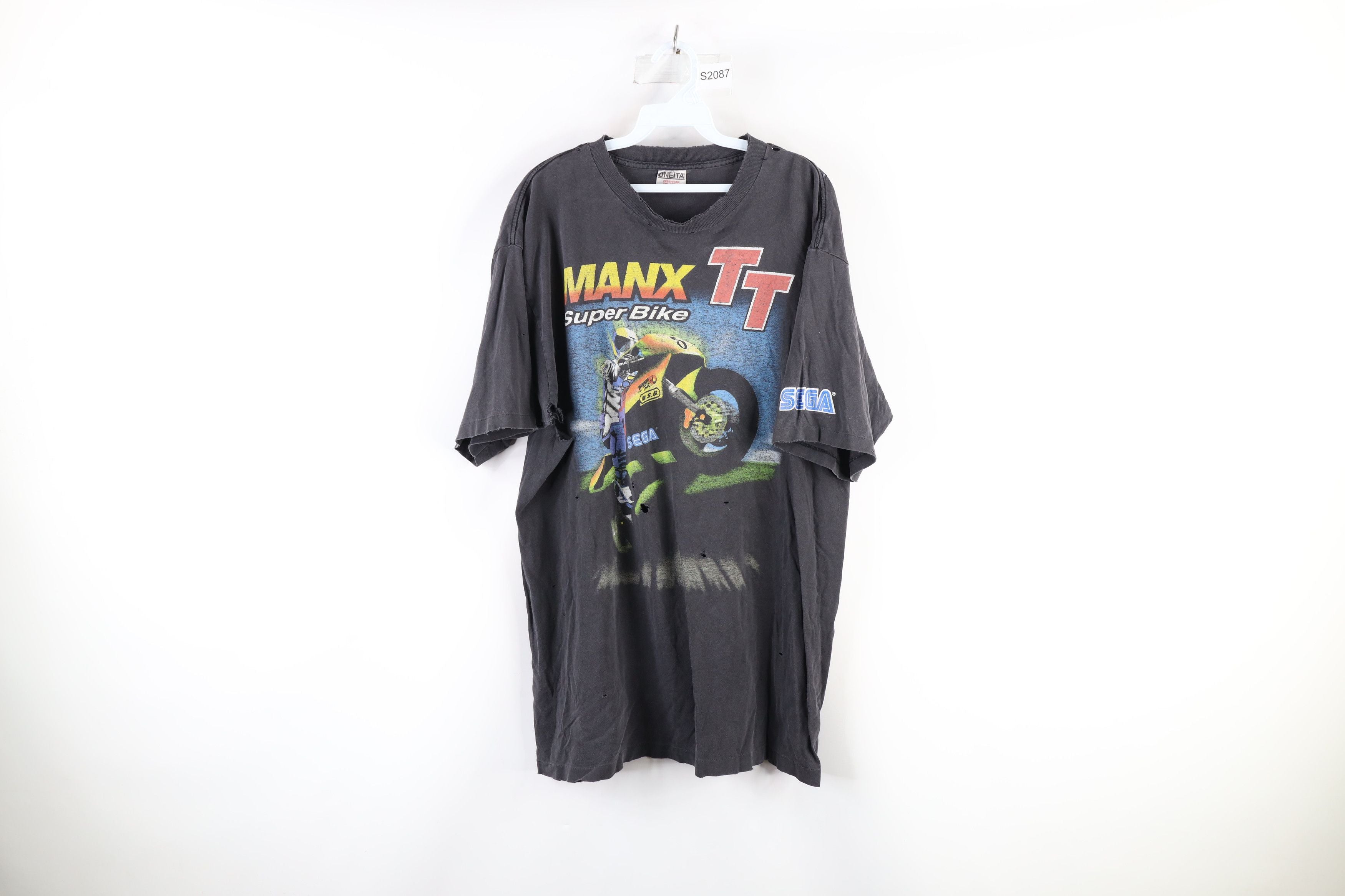 Vintage 90s Sega Genesis Tt Super Bike Video Game T Shirt Hoodie, Sweatshirt | PodTeesHub.com