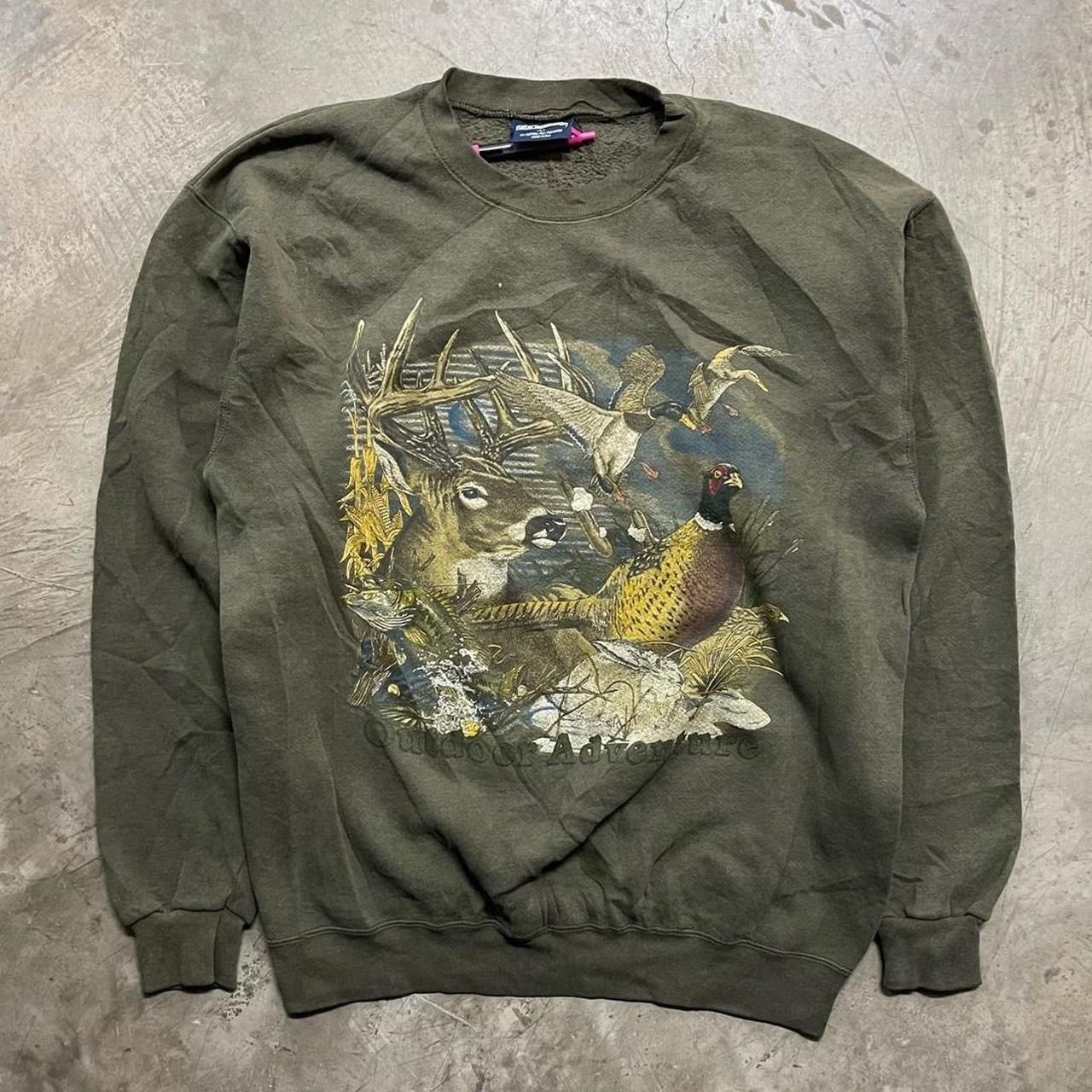 Vintage 1990s Van Heusen Wilderness Graphic Crewneck T-Shirts, Hoodie, Sweatshirt | PodTeesHub.com