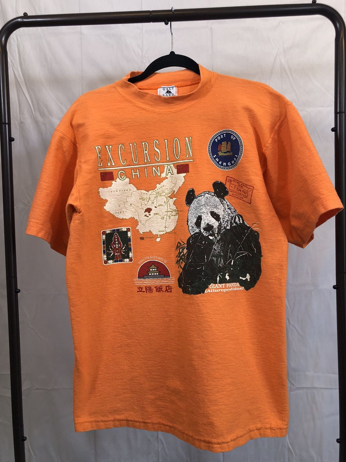 Vintage China Distressed Mock Neck Travel Tee Hoodie, Sweatshirt | PodTeesHub.com