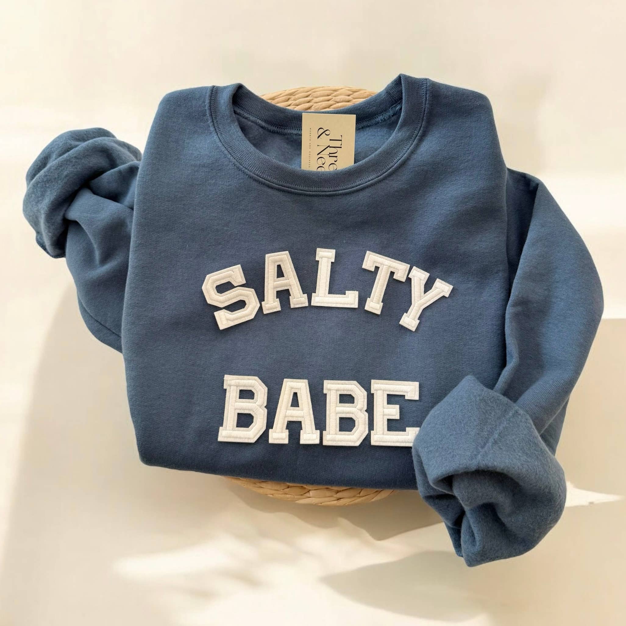 Salty Babe Sweatshirt, Beach Summer Sweatshirt T-Shirts, Hoodie | PodTeesHub.com