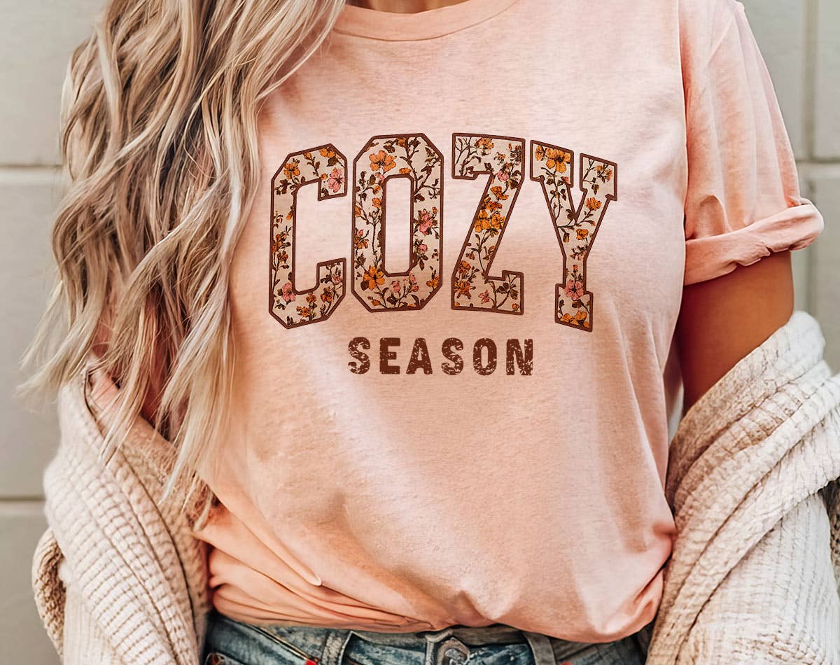 Cozy Season Fall Leaves T-Shirt Hoodie, Sweatshirt | PodTeesHub.com