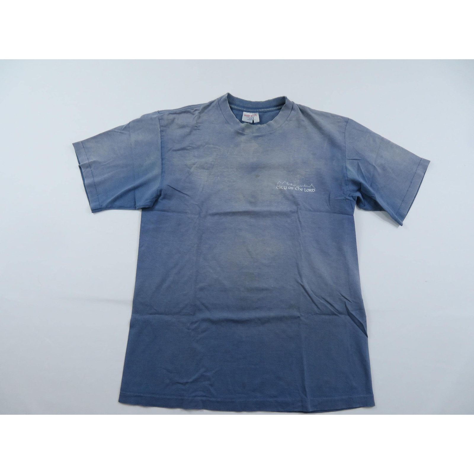 Tee Jays City Of The Lord Jerusalem T Shirt Faded Distressed L 1990s Hoodie, Sweatshirt | PodTeesHub.com