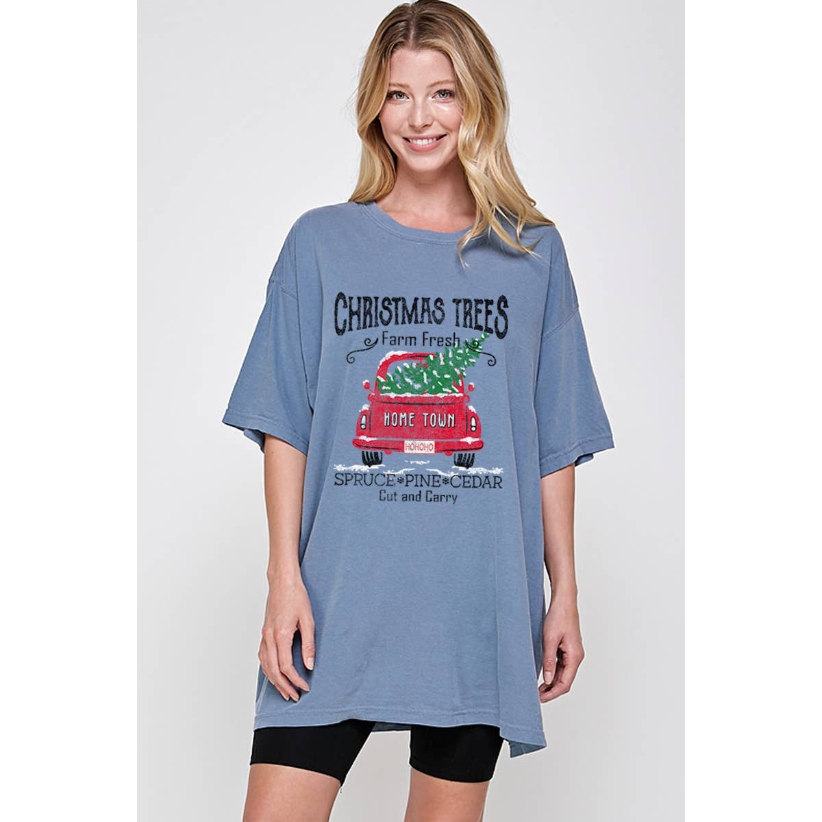 Christmas Oversized Graphic T-Shirt For Women Hoodie, Sweatshirt | PodTeesHub.com