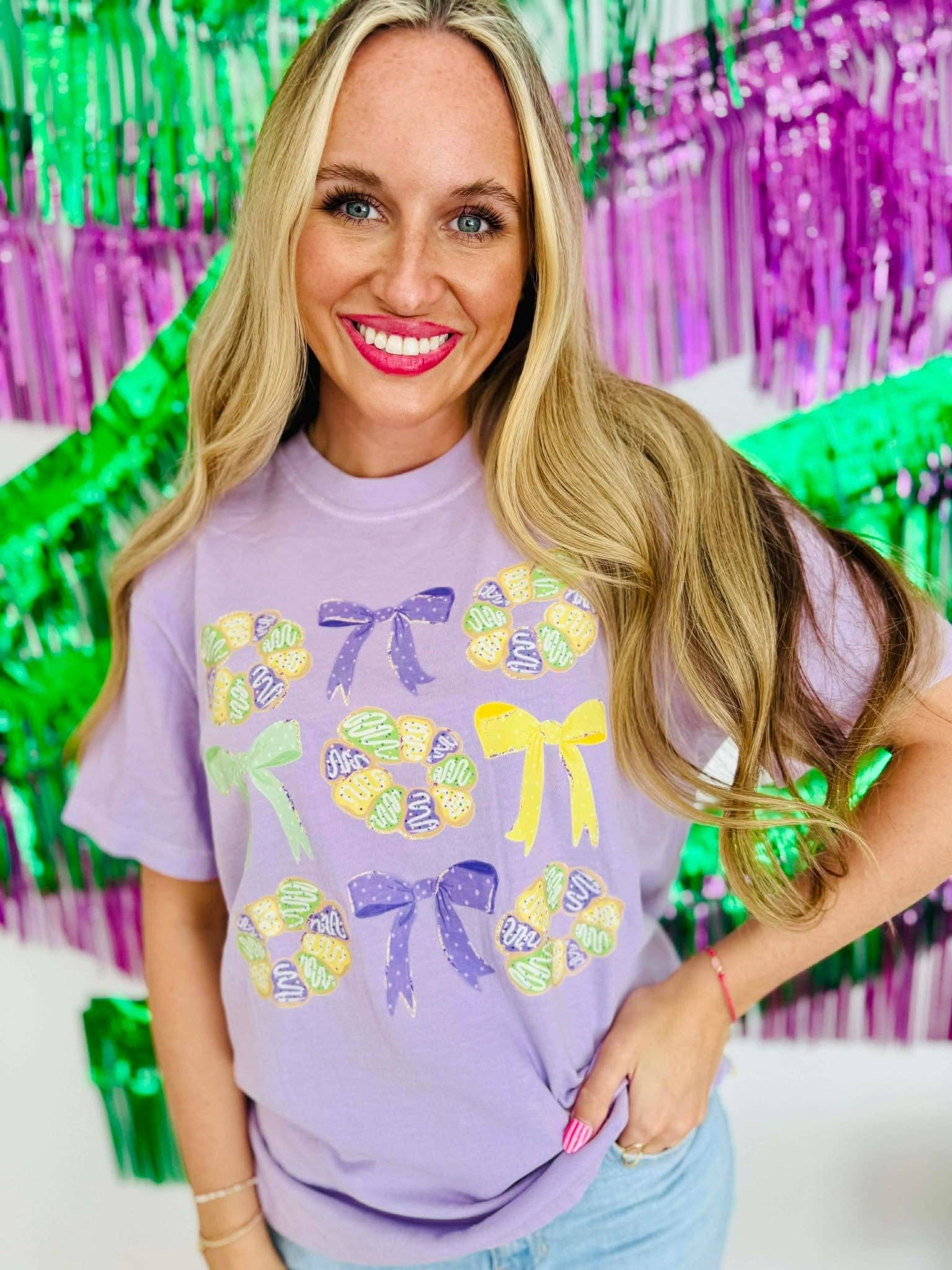 King Cake Stack Dtf Tee Hoodie, Sweatshirt | PodTeesHub.com