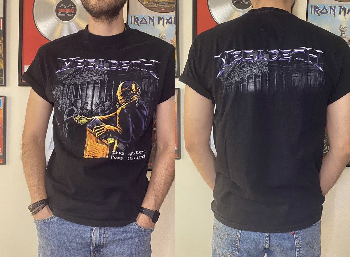 X Vintage Megadeth 2004 System Has Failed Shirt T-Shirts, Hoodie, Sweatshirt