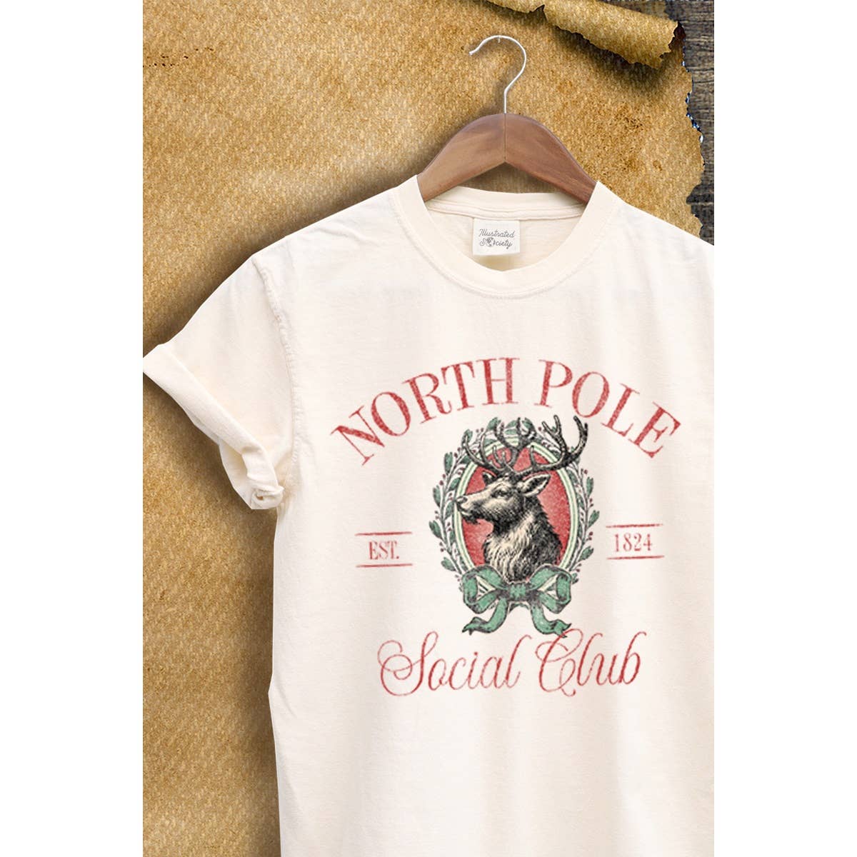 Northpole Social Club  Vintage  Graphic Tee Hoodie, Sweatshirt | PodTeesHub.com