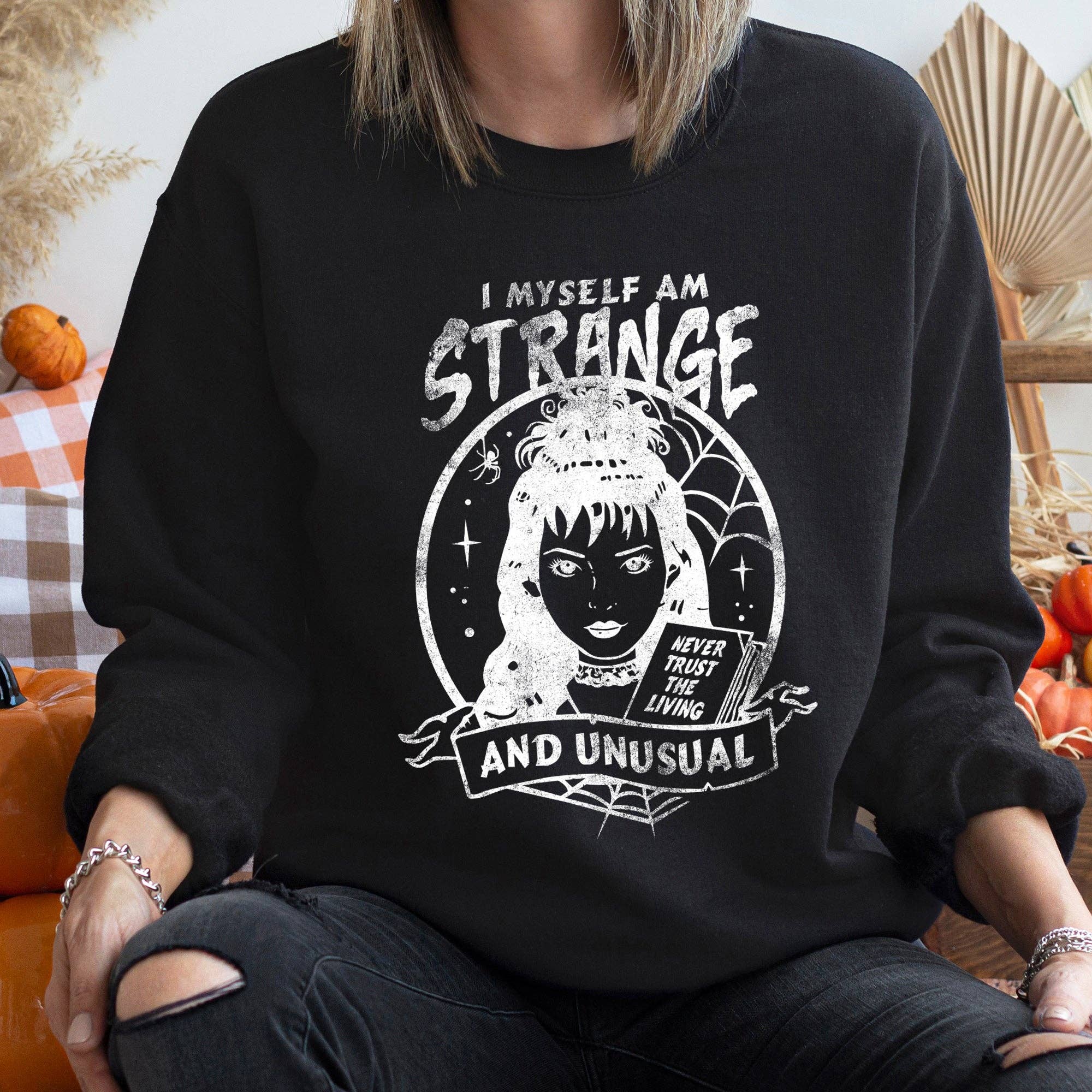 Strange and Unusual Vintage Halloween Sweatshirt T-Shirts, Hoodie | PodTeesHub.com