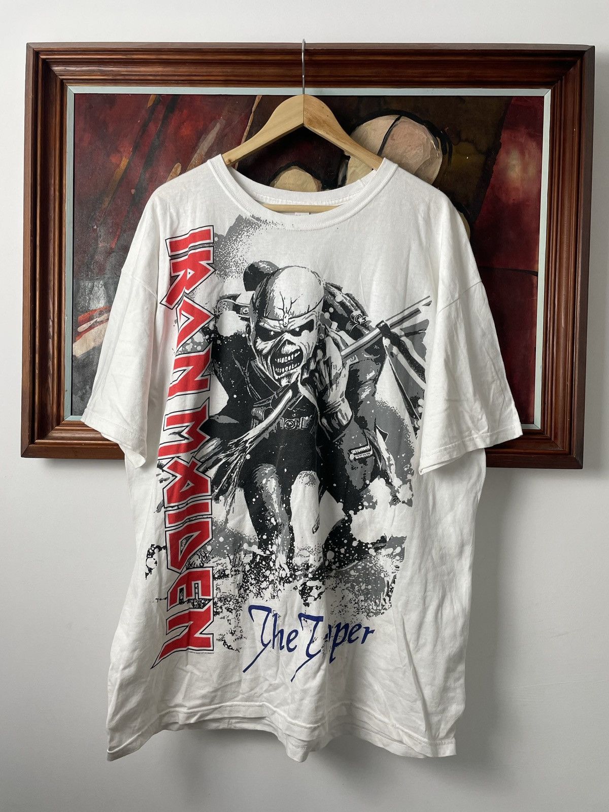 Maiden Iron Maiden Band Tee The Trooper Big Print Rock Metal Hype Hoodie, Sweatshirt | PodTeesHub.com