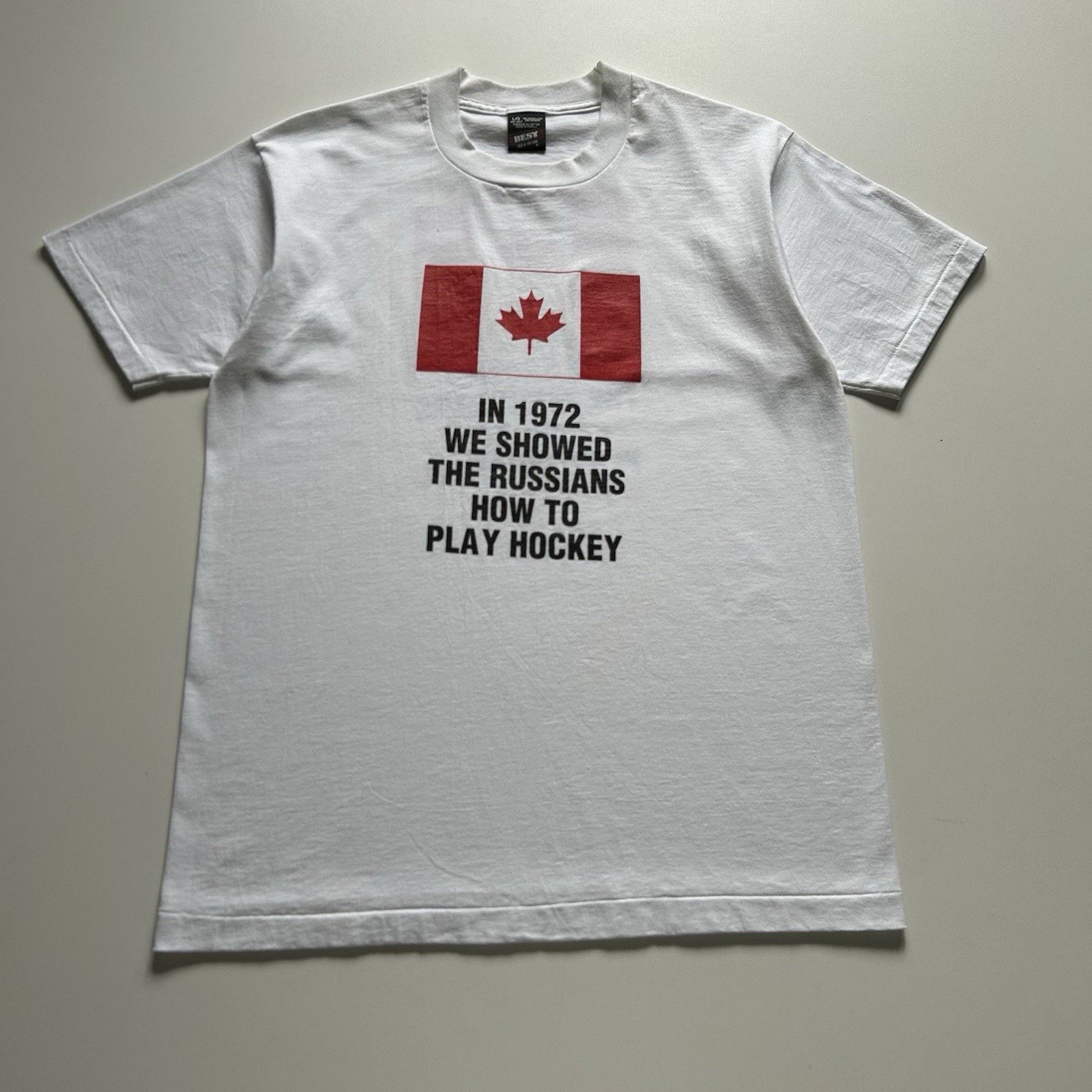 Vintage 90s Canada Large Russia Hockey Usa Baseball T-Shirts, Hoodie, Sweatshirt