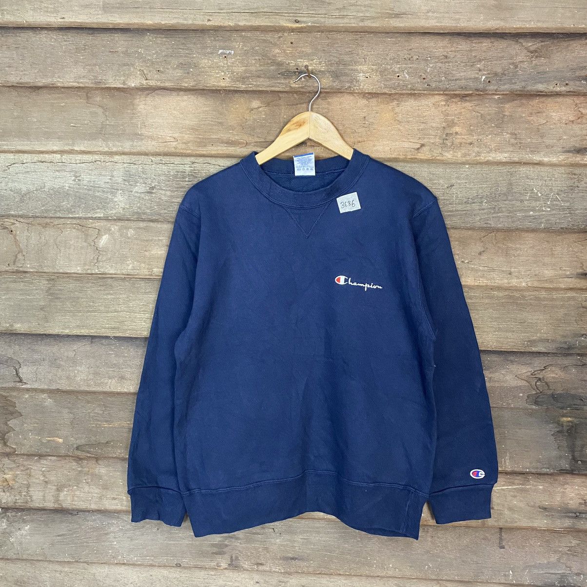 Faded Glory X Vintage Champion Faded Blue Small Logo Sweatshirt Vintage 3685 T-Shirts, Hoodie | PodTeesHub.com