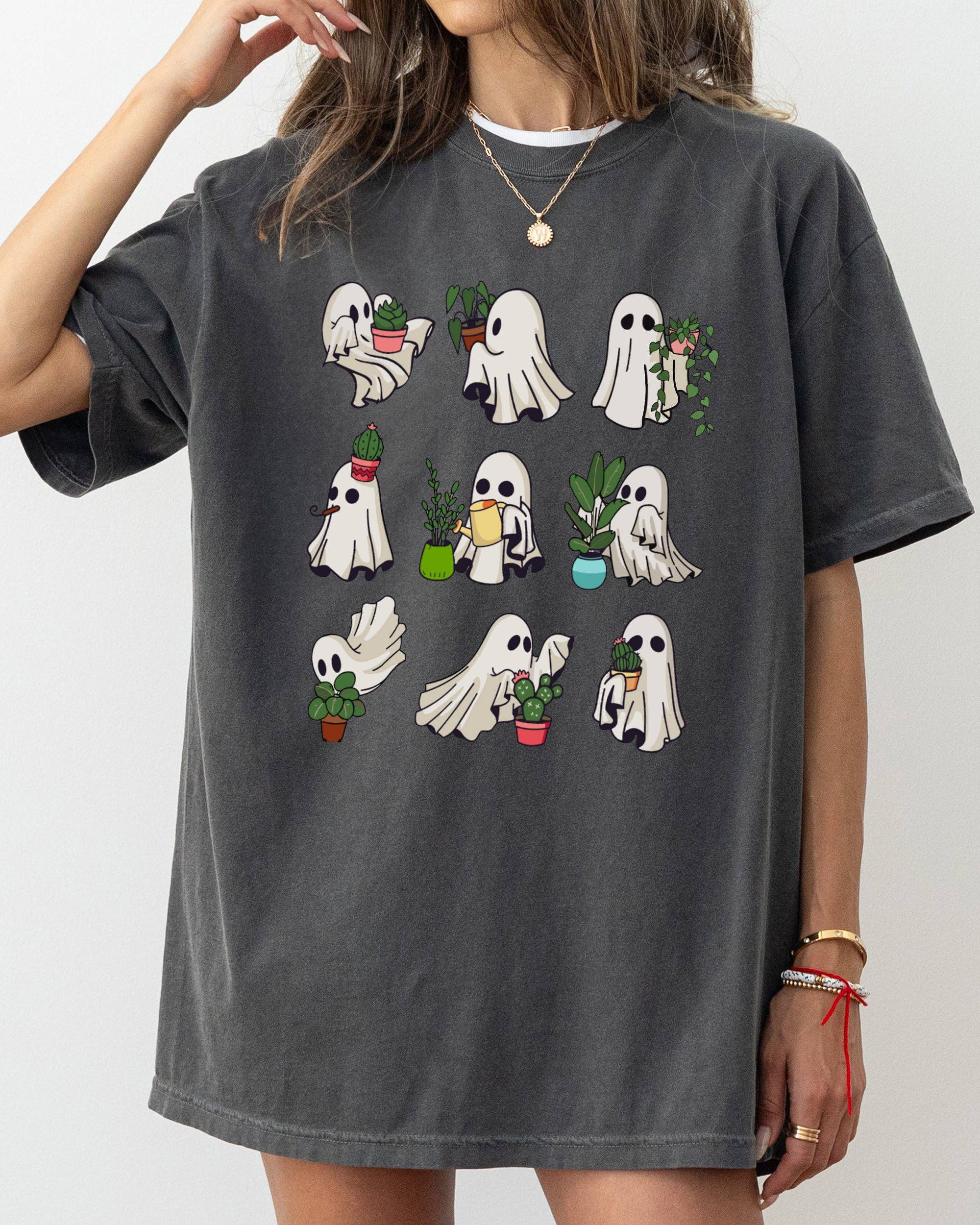 Mini Ghosts, Plant Lover, Skeleton, Coffin Halloween T-Shirt Hoodie, Sweatshirt | PodTeesHub.com