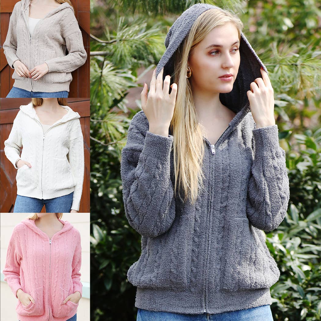 One Tone Plain Zippered Warm Hoodie T-Shirts, Sweatshirt | PodTeesHub.com