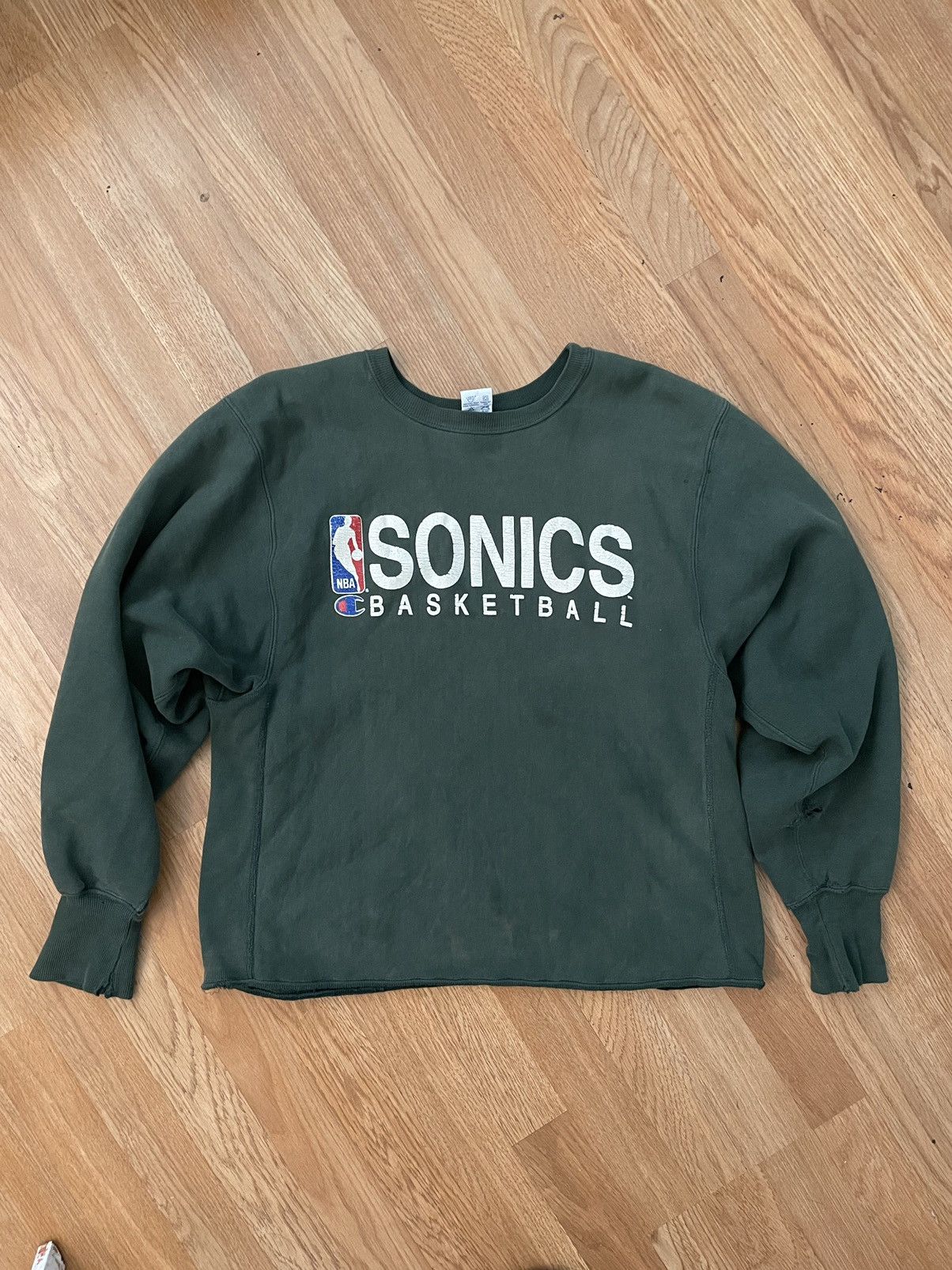 Vintage Champion Reverse Weave Sonics Sweatshirt T-Shirts, Hoodie | PodTeesHub.com