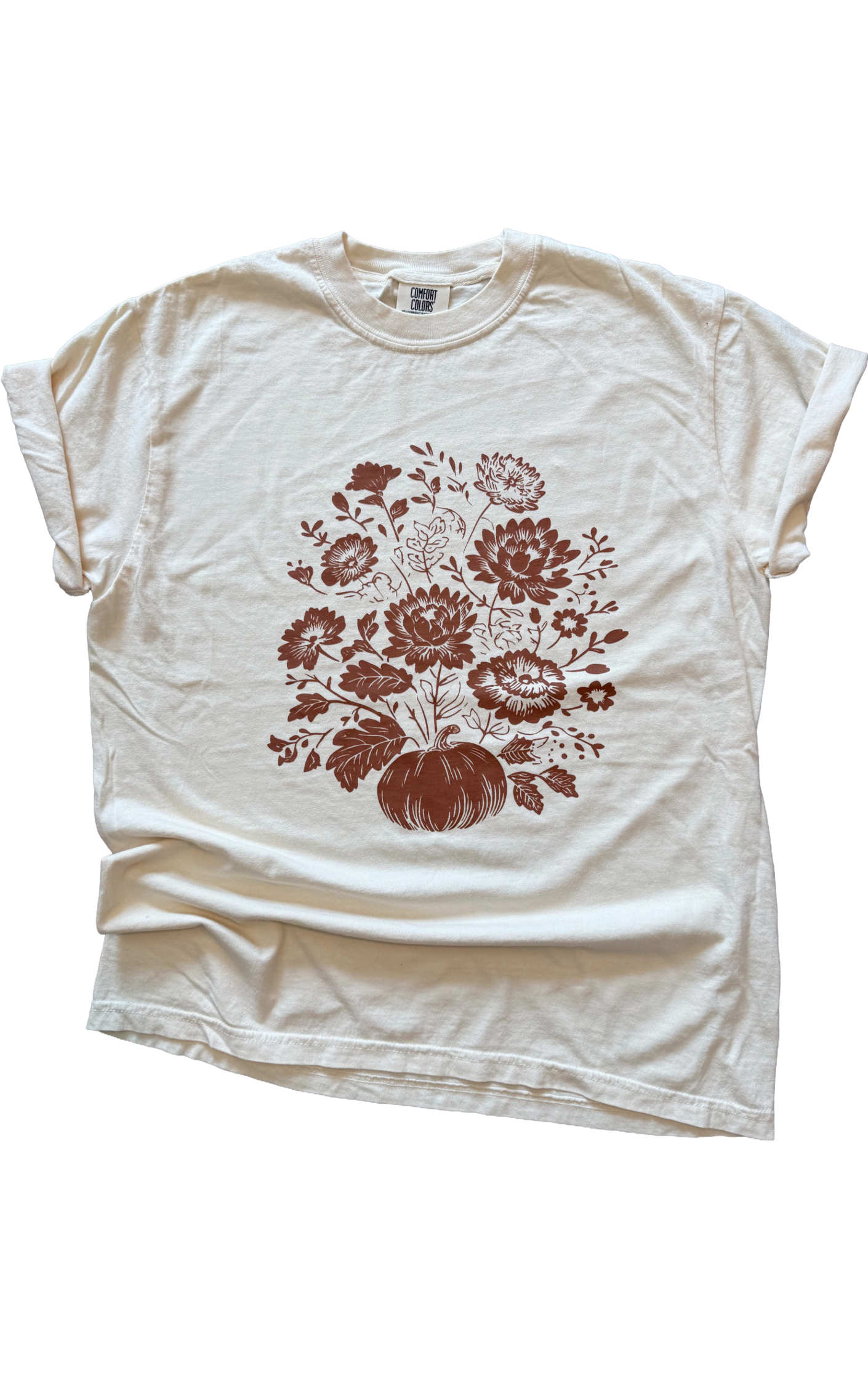 Fall Pumpkin Bloom Tee Hoodie, Sweatshirt | PodTeesHub.com