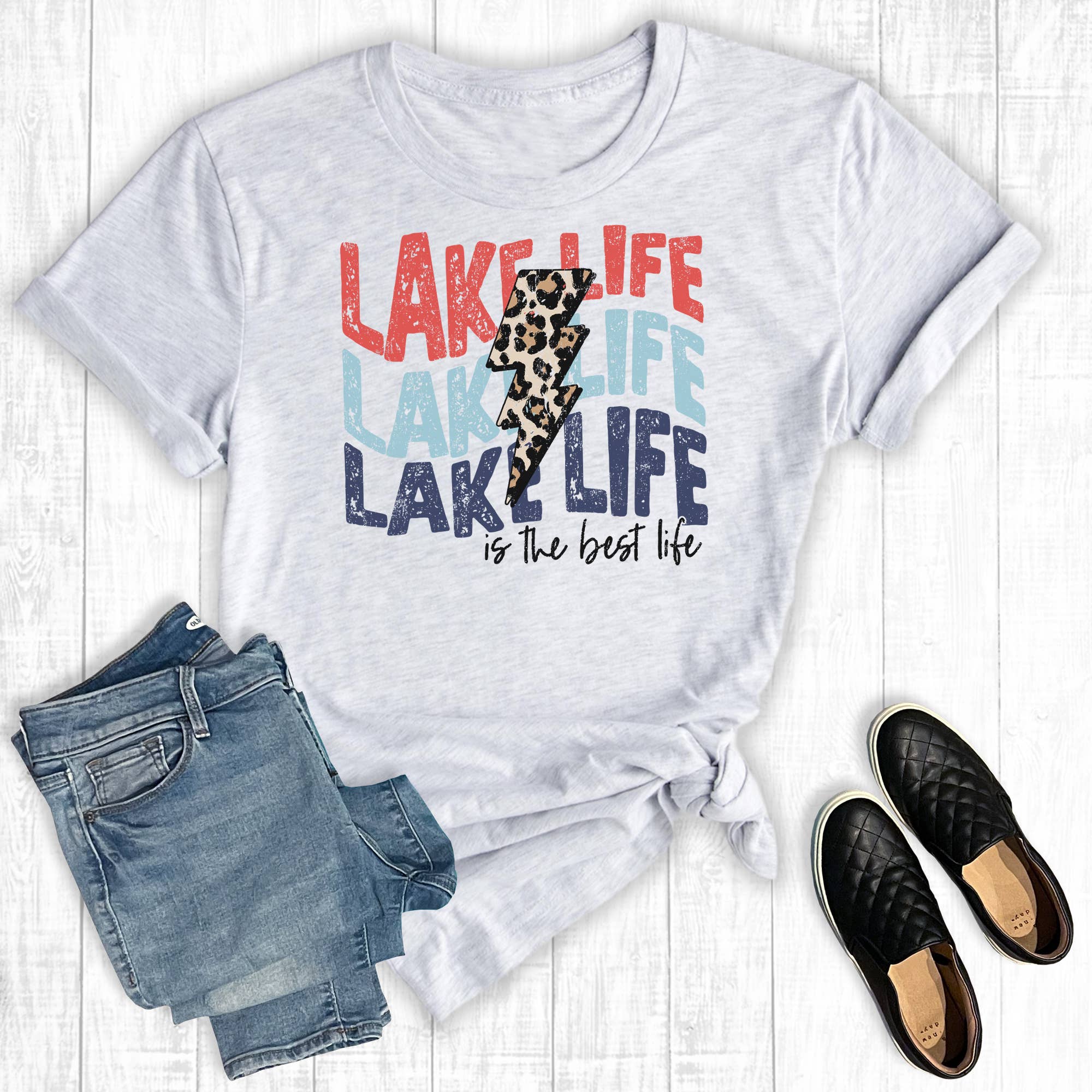 July 4th American Lake Life Graphic Tee Hoodie, Sweatshirt | PodTeesHub.com