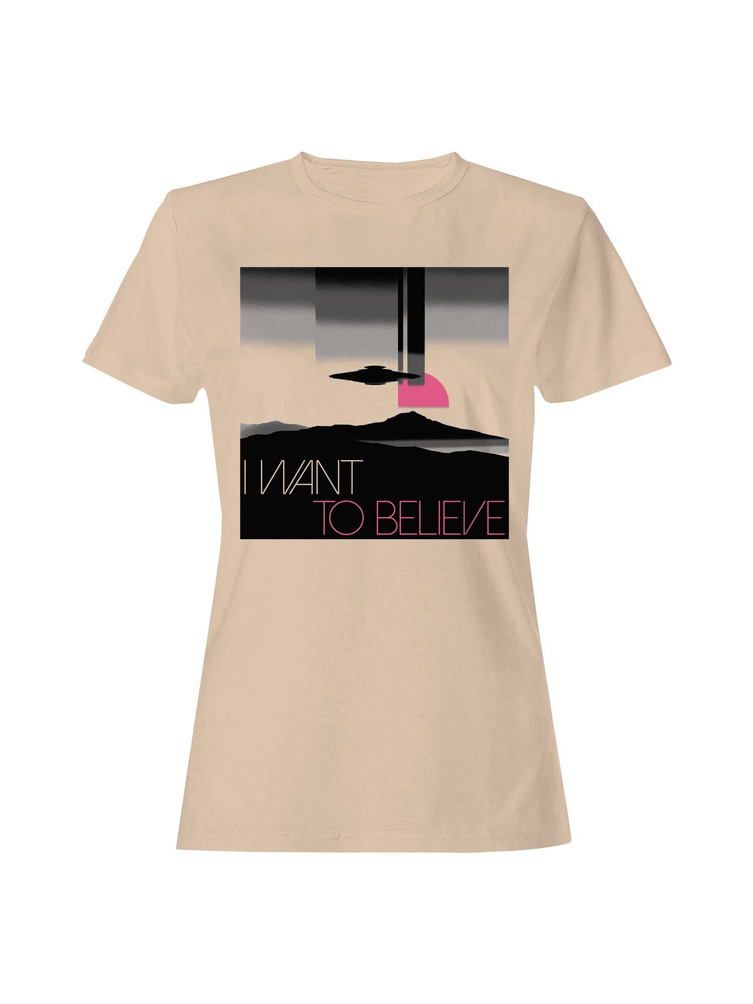 Retro Ufo I Want To Believe Women's T-Shirt Hoodie, Sweatshirt | PodTeesHub.com