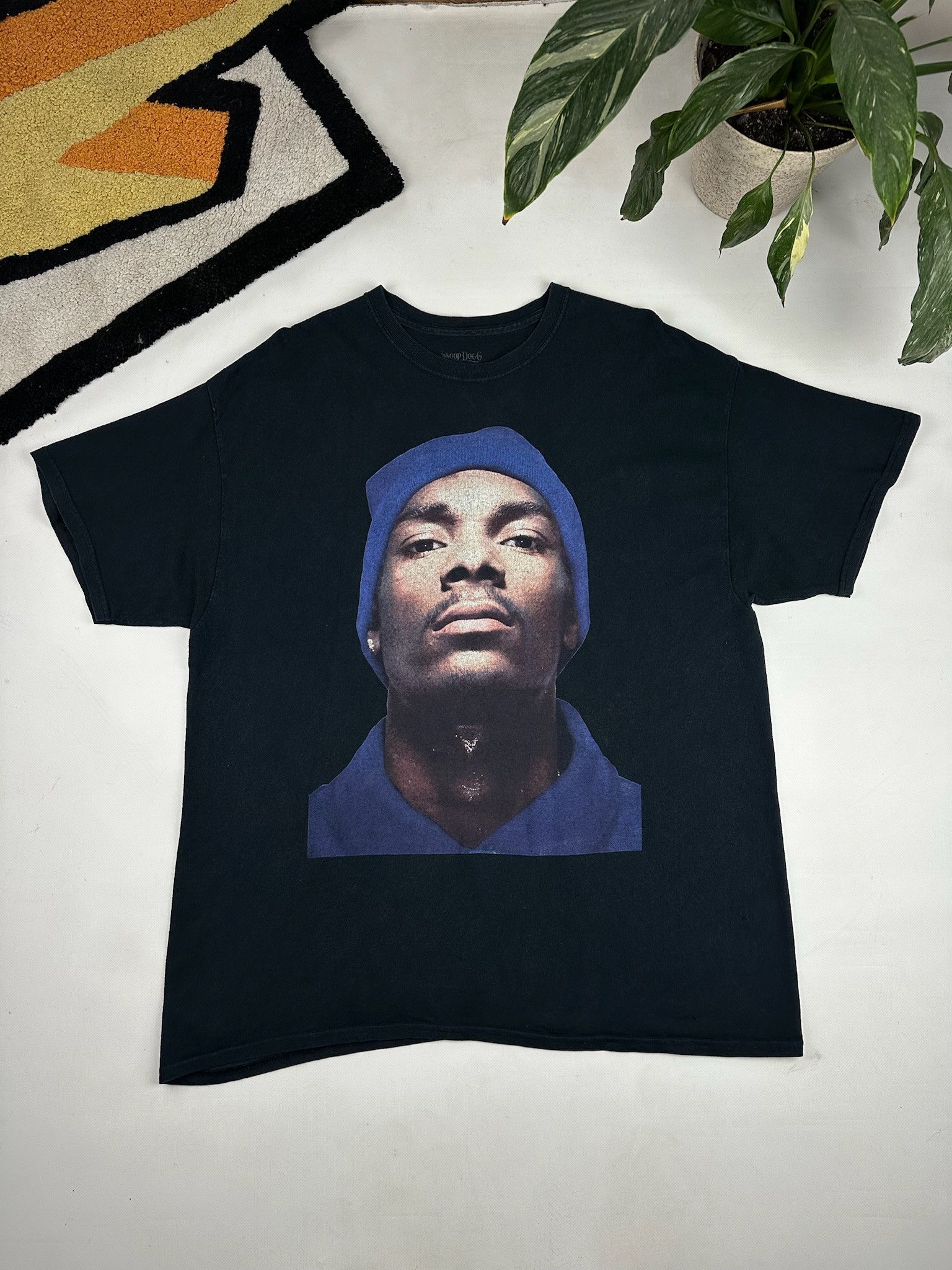 Rap Tees Vintage Snoop Dogg Big Face Oversize Tshirt Hoodie, Sweatshirt | PodTeesHub.com