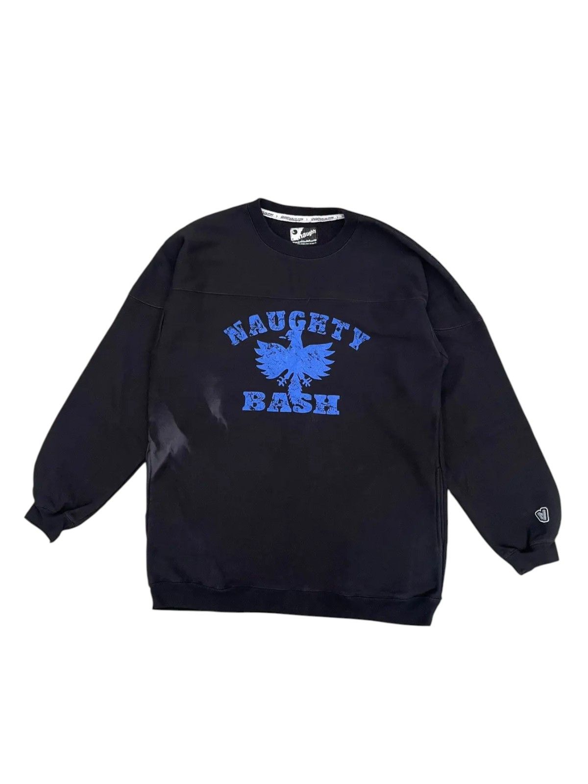 Vintage Naughty Bash Blue Bird Skateboarding Graphic Sweatshirt T-Shirts, Hoodie | PodTeesHub.com