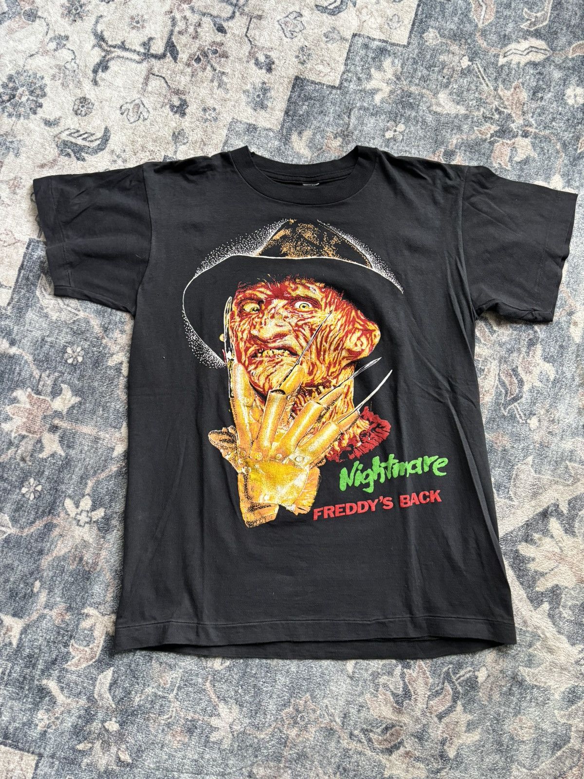 Vintage 1989 Freddy Kruger Nightmare Elm Street Horror Tee Hoodie, Sweatshirt | PodTeesHub.com