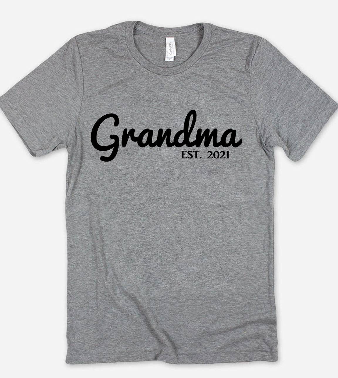 Grandma Est 2021 - Grandma Pregnancy Announcement T-Shirt Hoodie, Sweatshirt | PodTeesHub.com