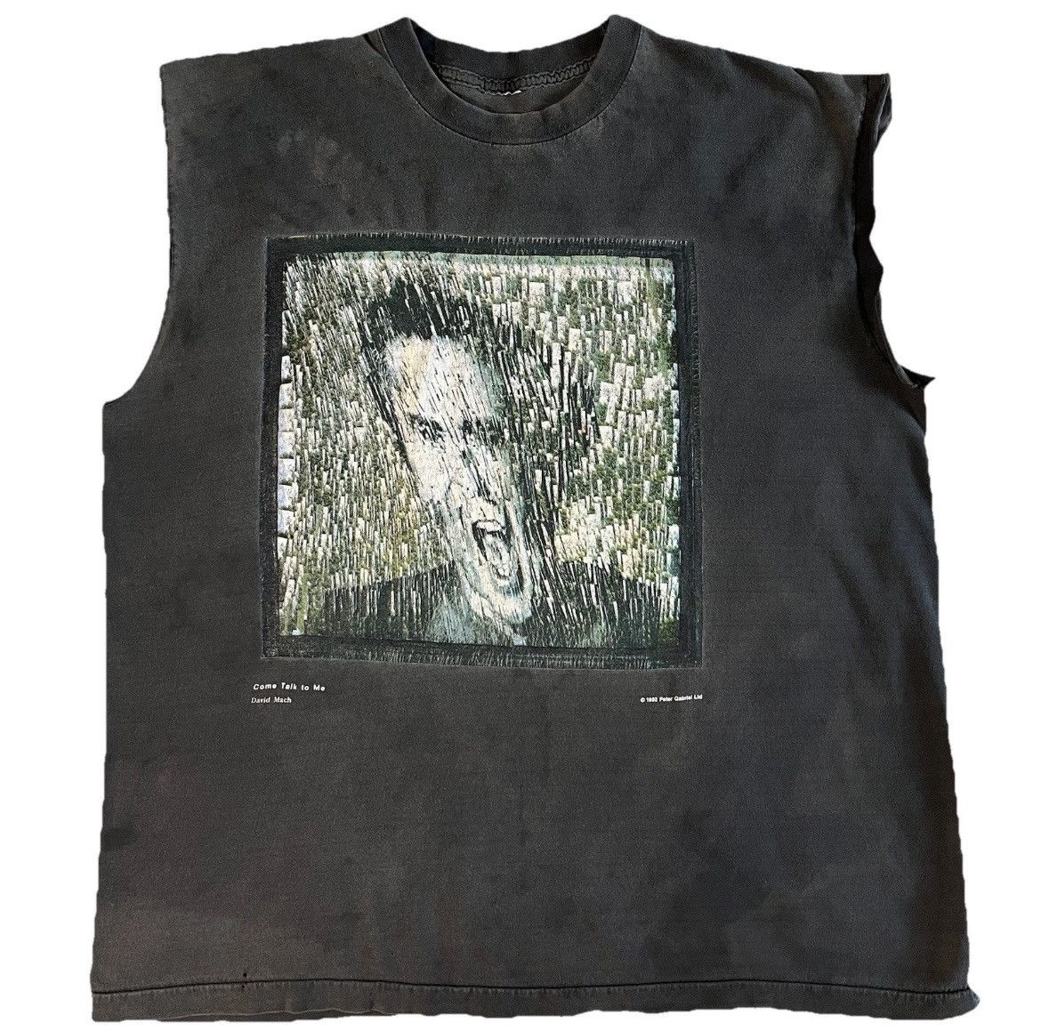 Band Teesxlvintage 1992 Peter Gabriel Sleeveless T-shirt Xl Faded Hoodie, Sweatshirt | PodTeesHub.com