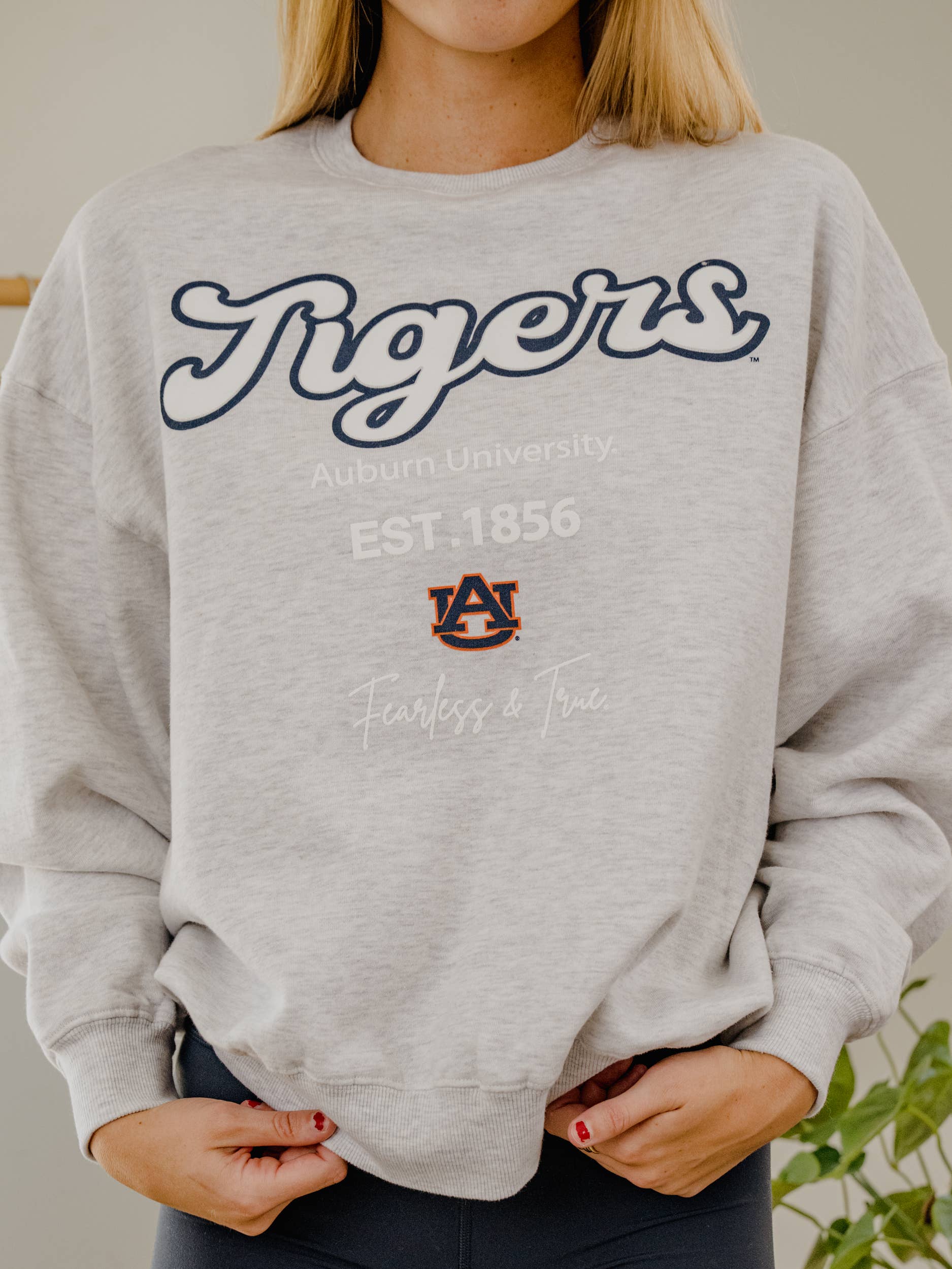 Auburn Tigers Letterman Gray Chrome Hi-Dive Sweatshirt T-Shirts, Hoodie | PodTeesHub.com