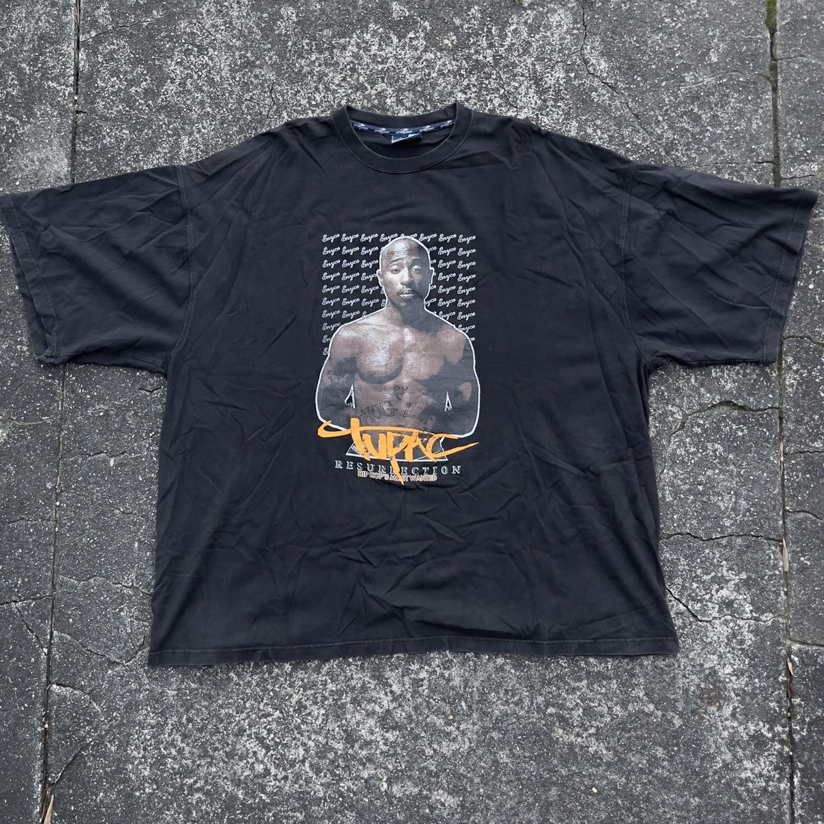 Rap Tees X Vintage Vintage Y2k Tupac Ressurection Enyce Shirt Hoodie, Sweatshirt | PodTeesHub.com