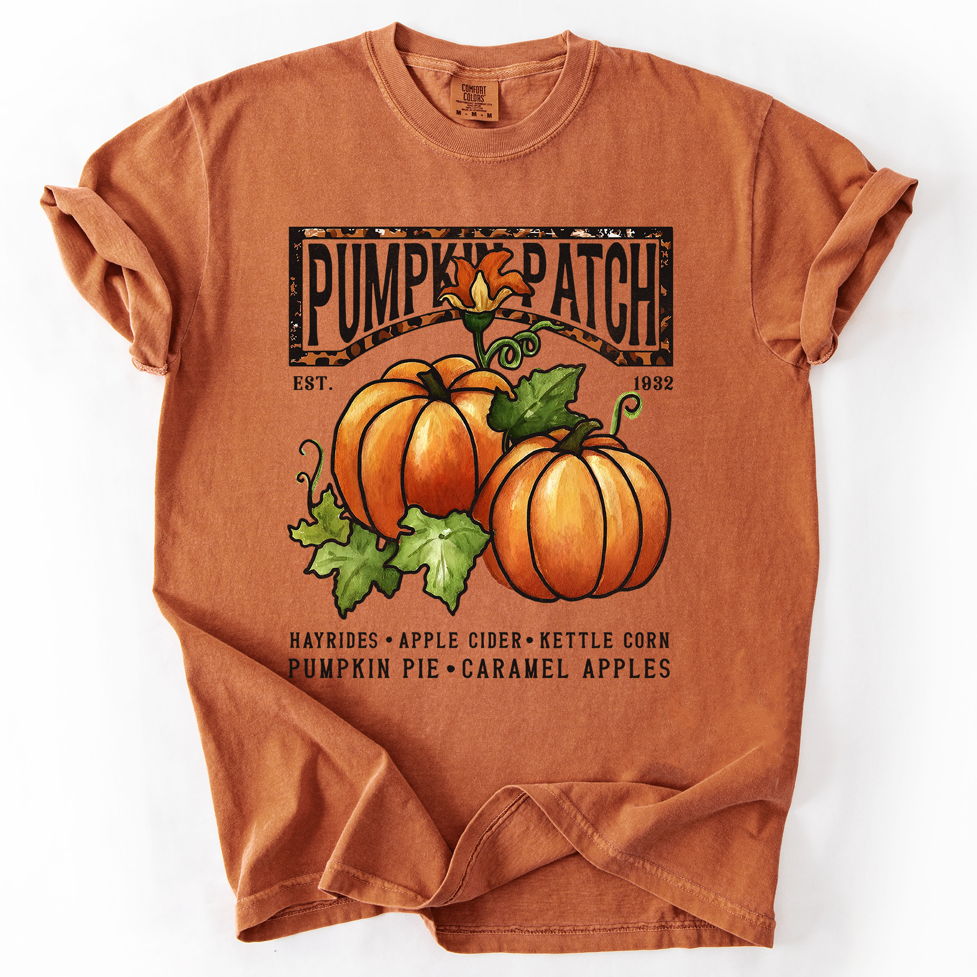 Pumpkin Patch, Autumn, Fall Halloween Comfort Colors T-Shirt Hoodie, Sweatshirt | PodTeesHub.com
