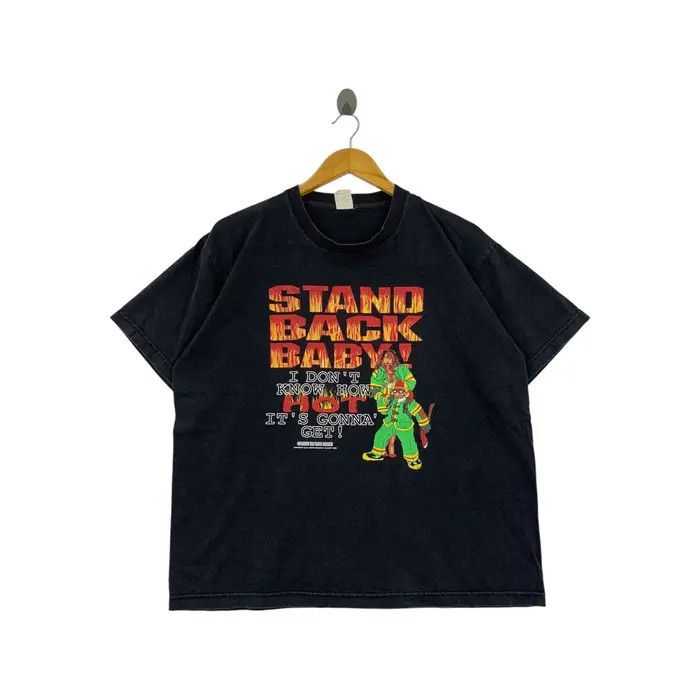 Vintage Big Johnson Firefighter Hot Cartoon Tee Shirt Hoodie, Sweatshirt | PodTeesHub.com