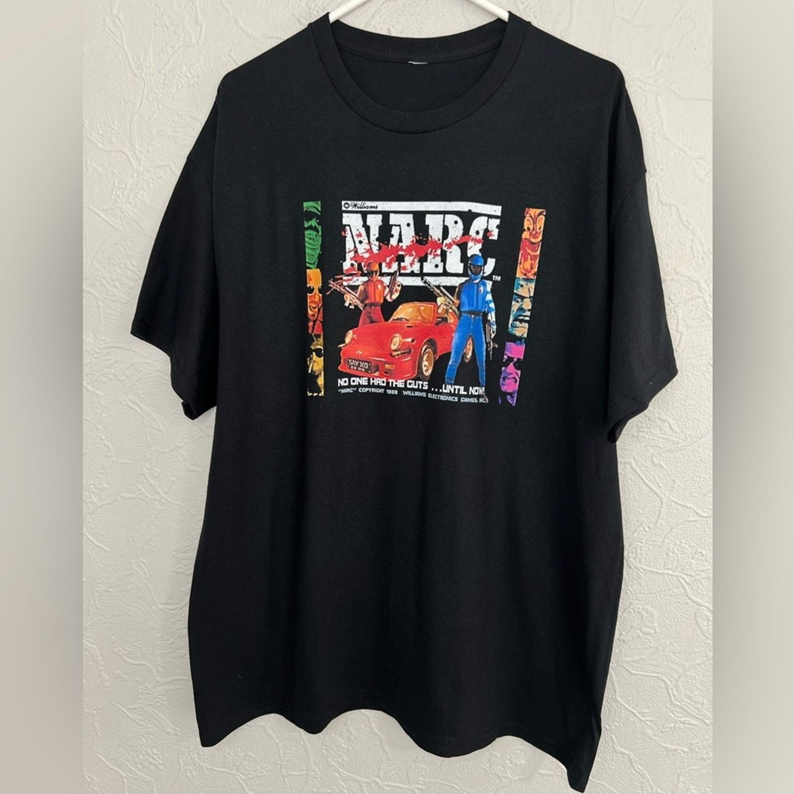 Other Narc Retro Arcade Video Game Graphic Shirt Size Xl Nwot Rare Hoodie, Sweatshirt | PodTeesHub.com